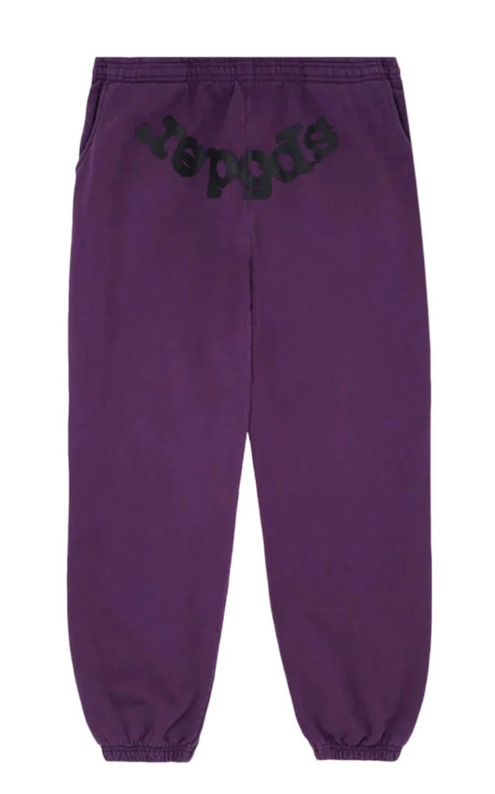 Size L Sp5der OG Sweatpants “Purple/Black”