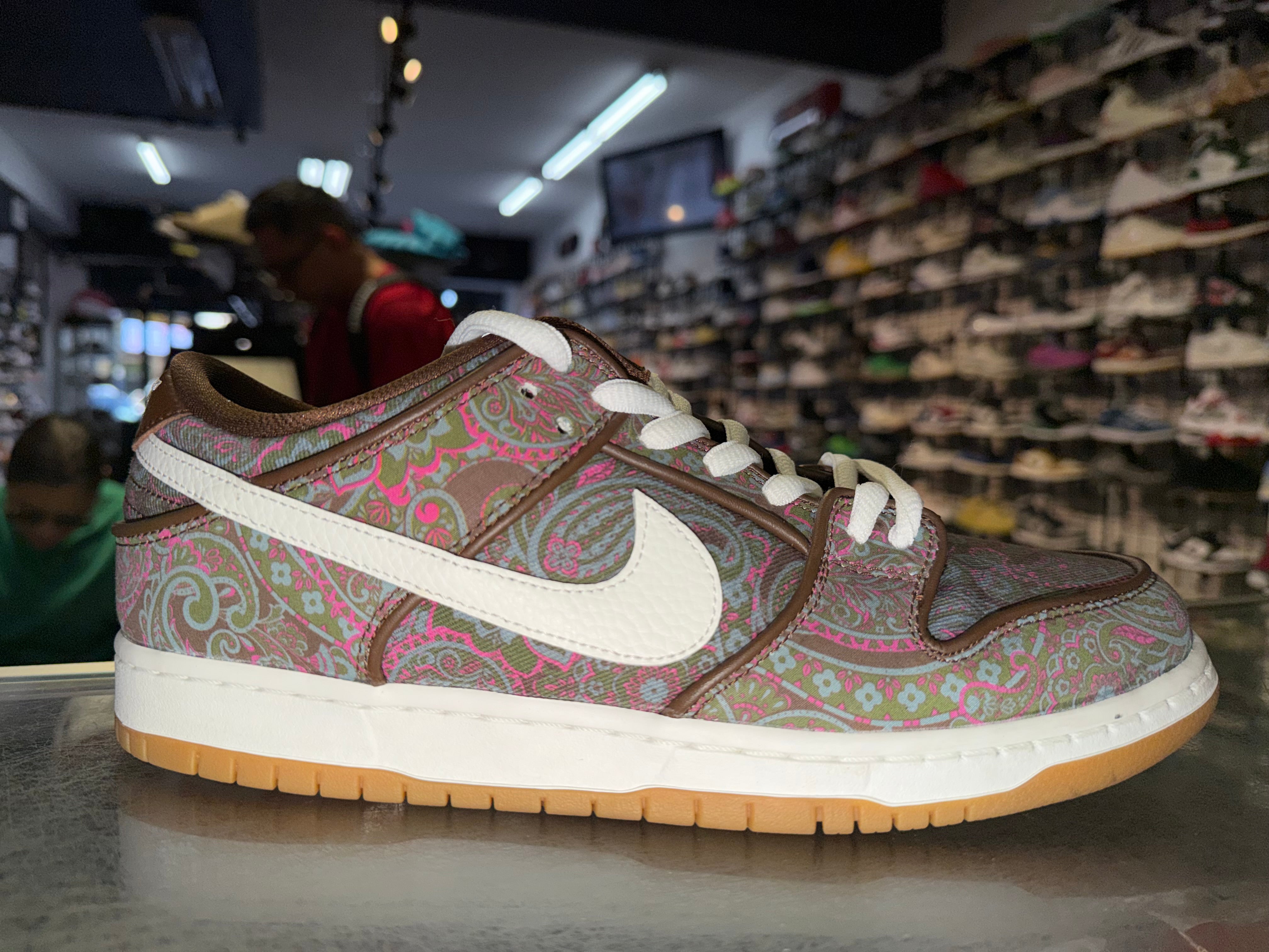 Size 10.5 Dunk Low SB "Paisley Brown"