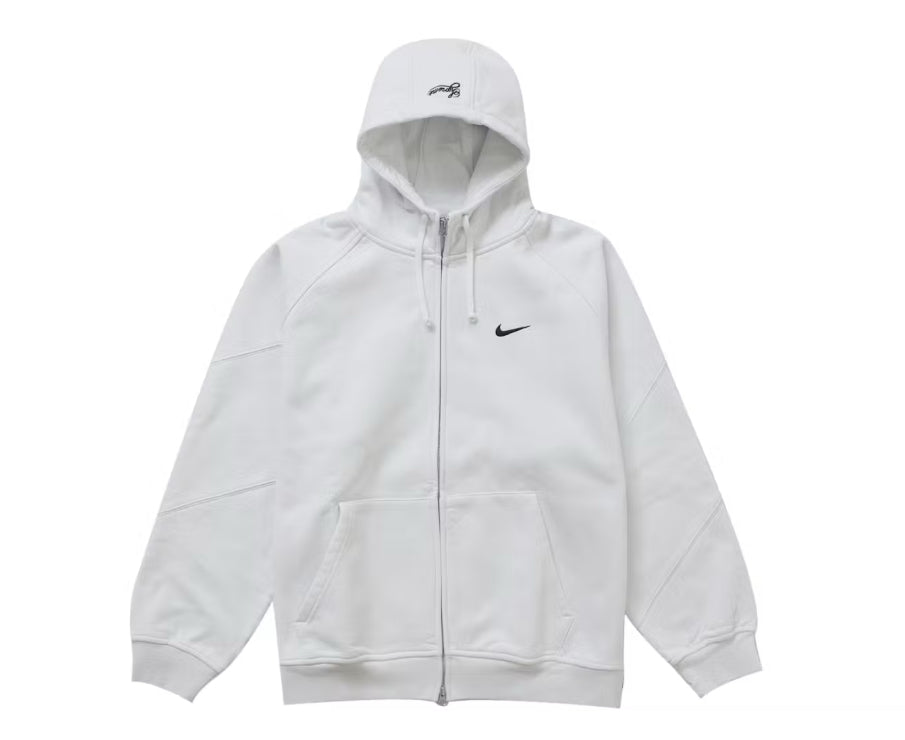Size M Supreme x Nike Zip Up SS25 “White” Brand New