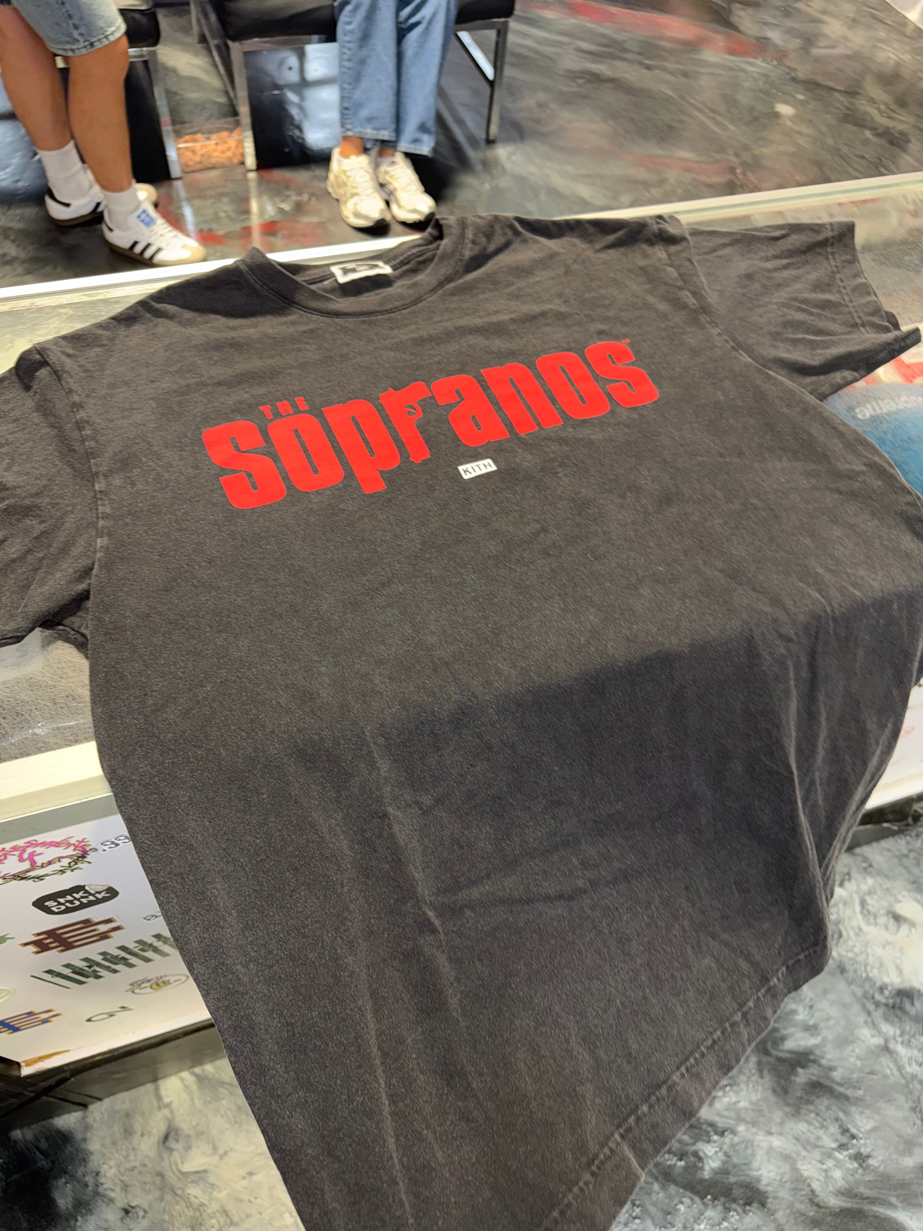 Size L Kith Sopranos Main Logo Tee “Black”