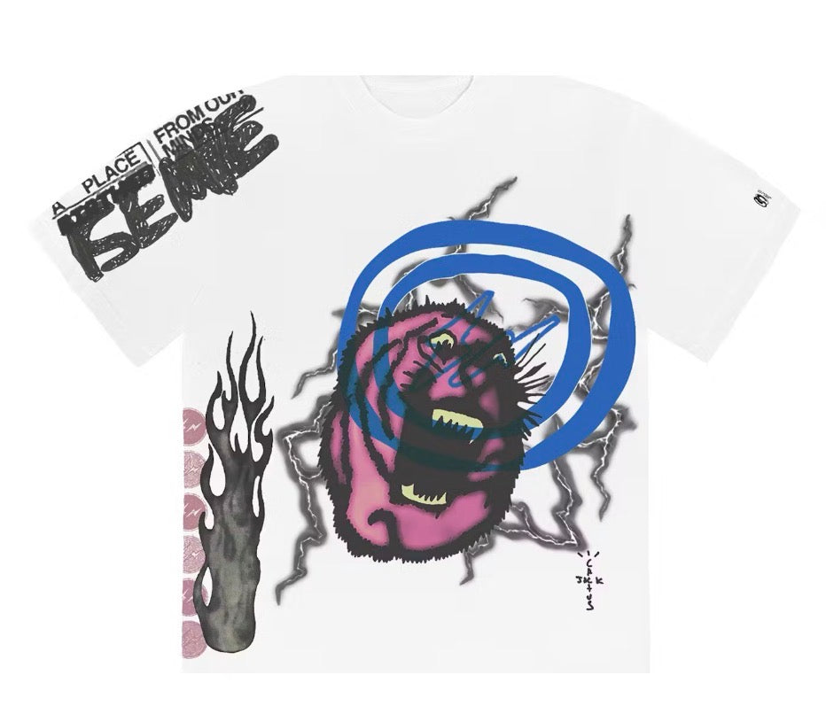 Size M Travis Scott Fragment Sunrise Tee “White”