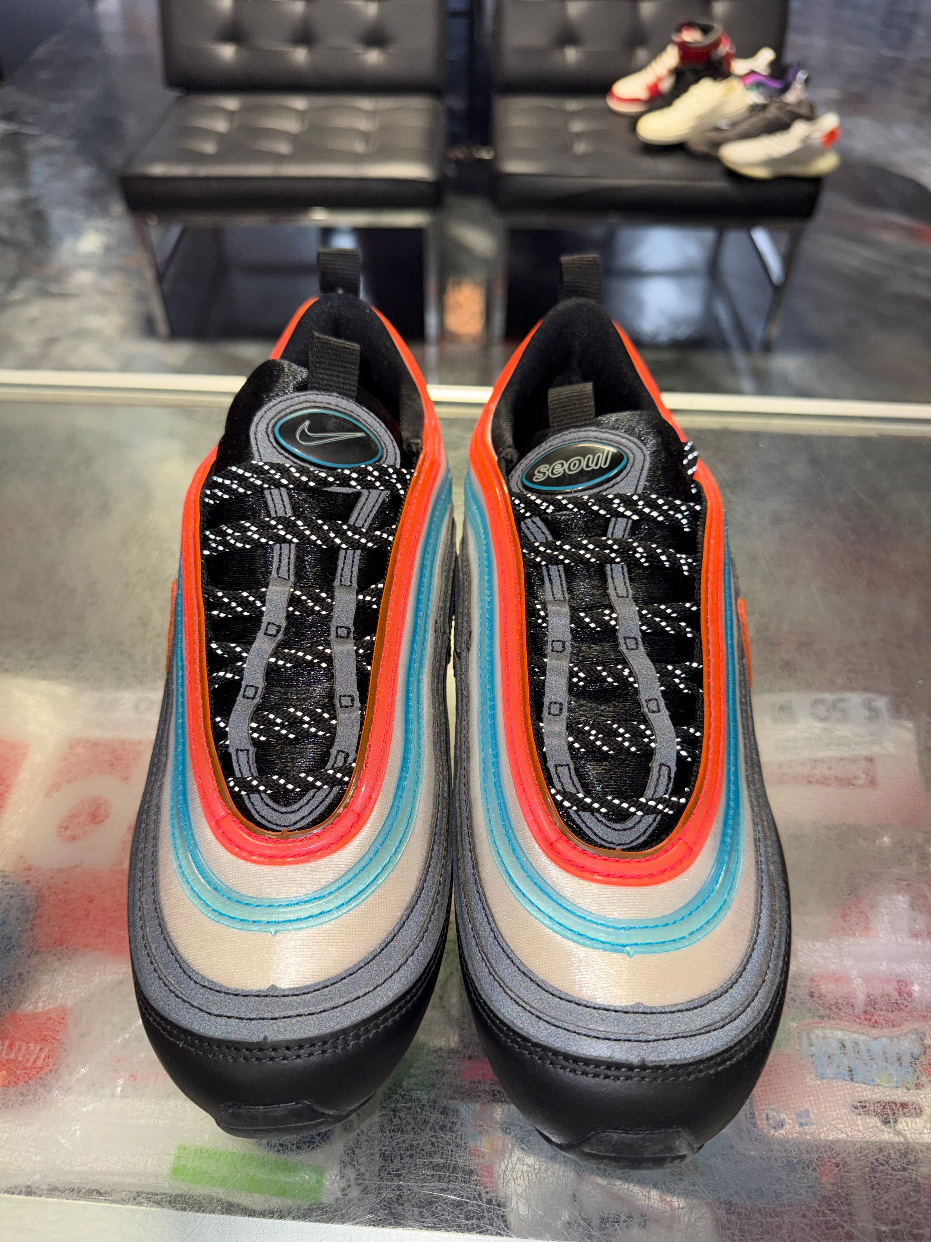 Size 10 Air Max 97 "Neon Seoul" Brand New