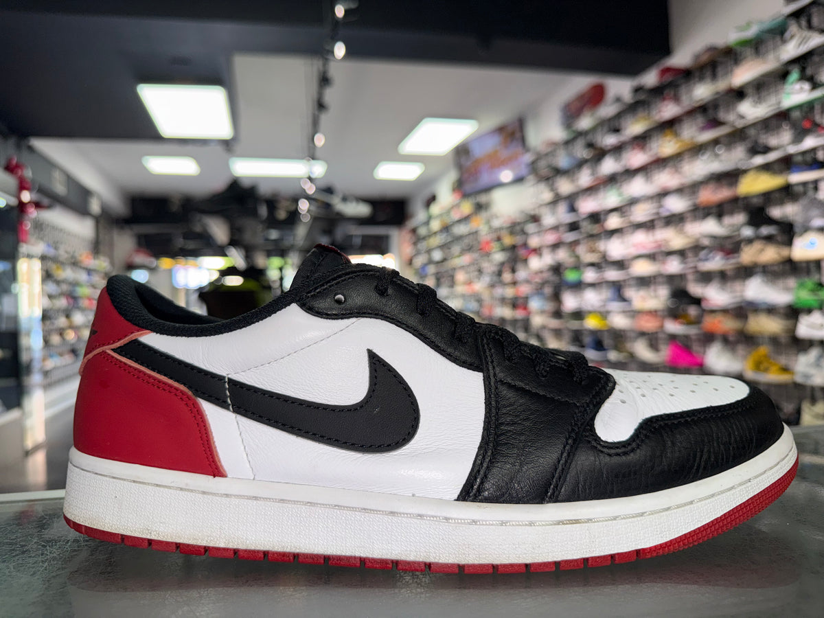 Size 12 Air Jordan 1 Low “Black Toe”