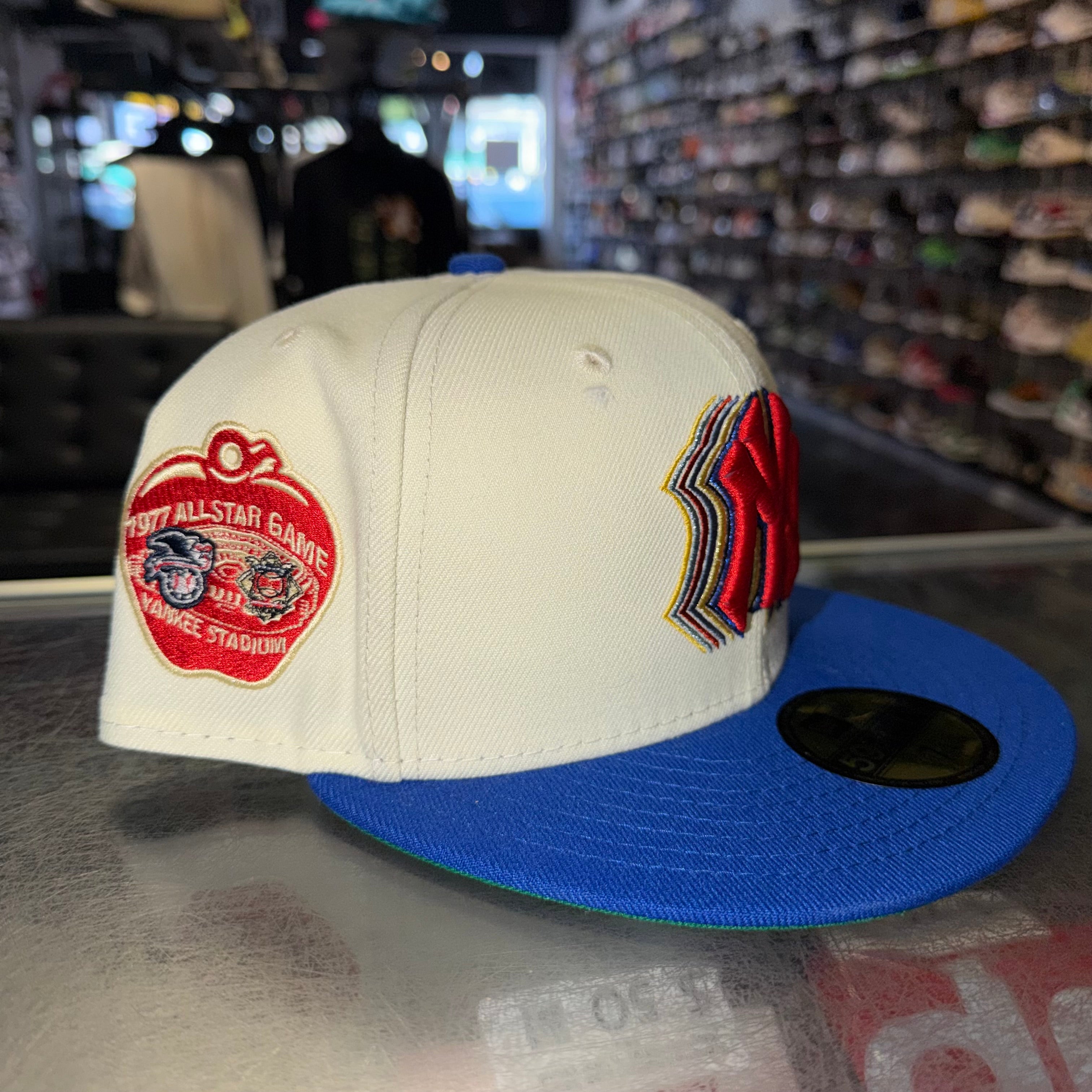 Size 7 3/4 New Era Fitted Hat "Yankees 1977 ASG" Brand New