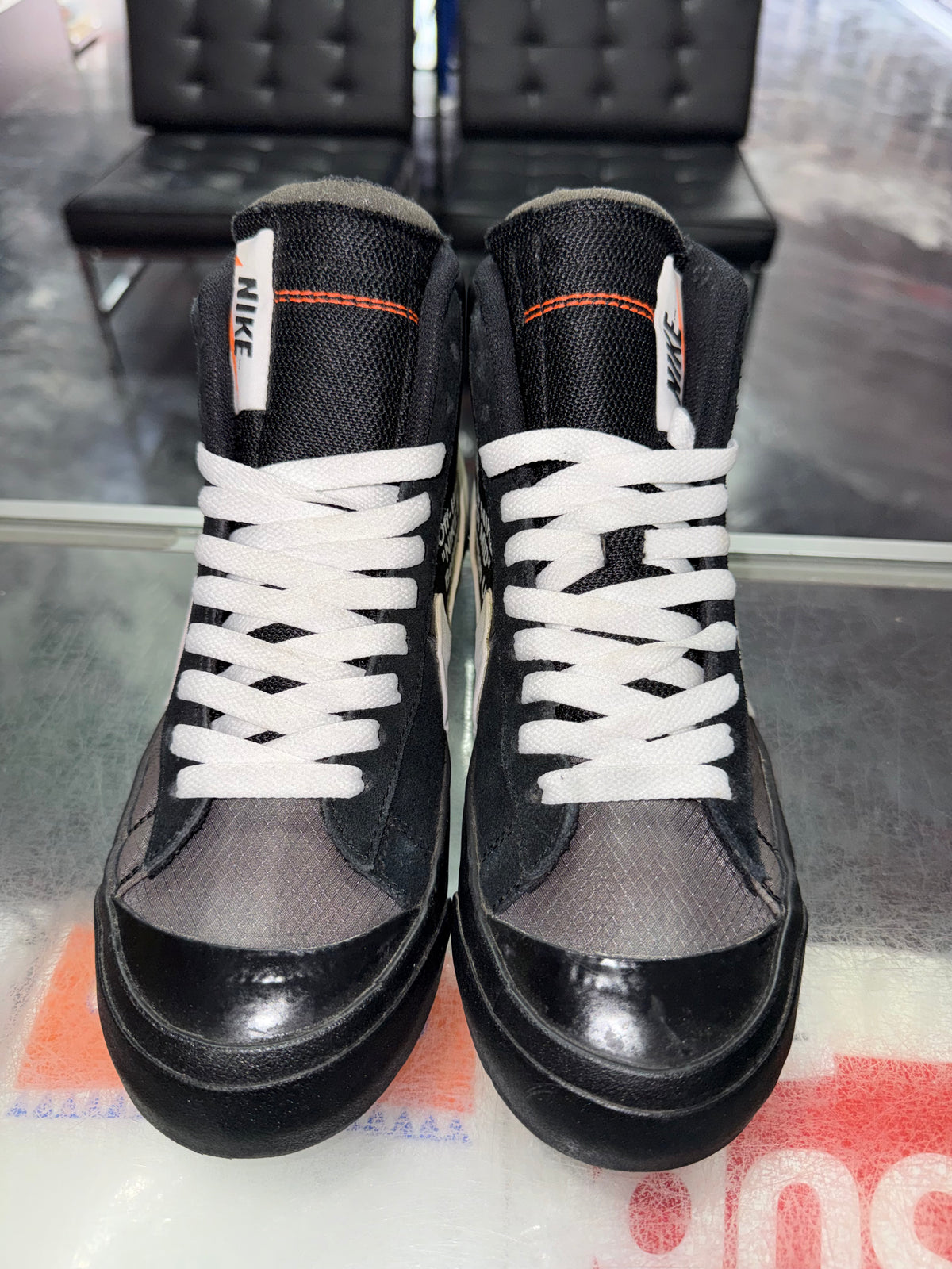 Size 5.5 Blazer Mid Off White "Grim Reaper" Brand New