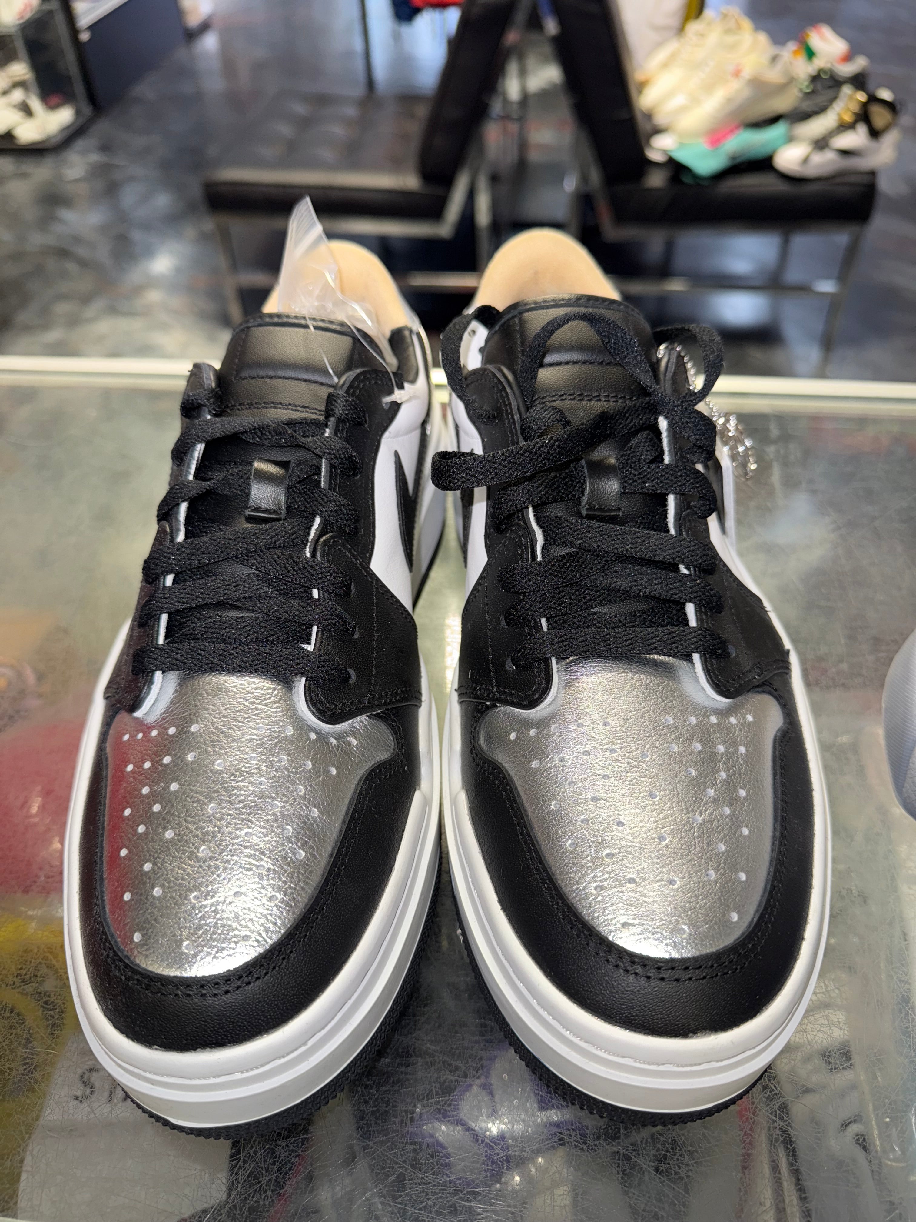 Size 10.5 (12W) Jordan 1 Elevate Low “Silver Toe” Brand New