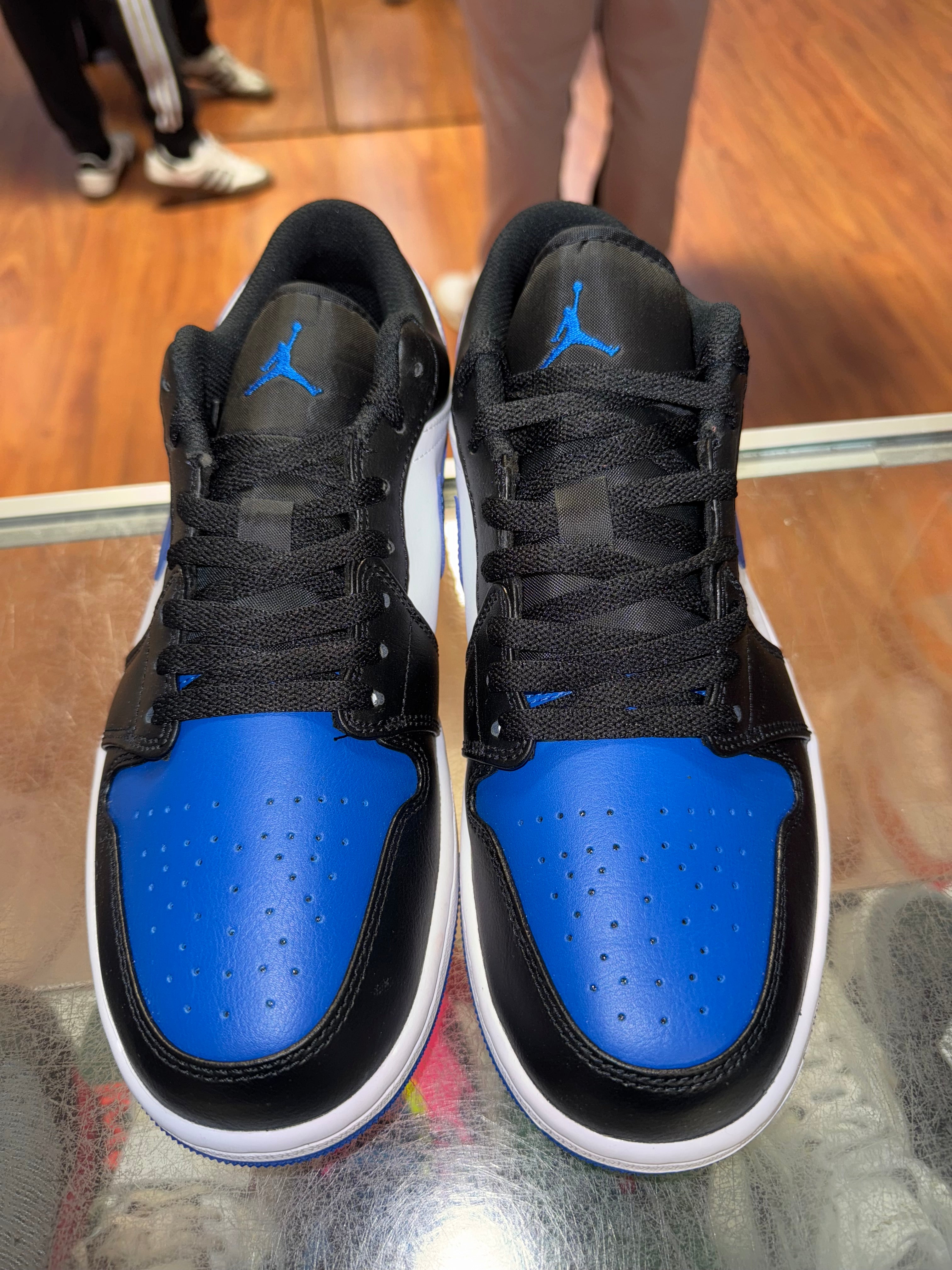 Size 10 Air Jordan 1 Low "Black Game Royal" Brand New