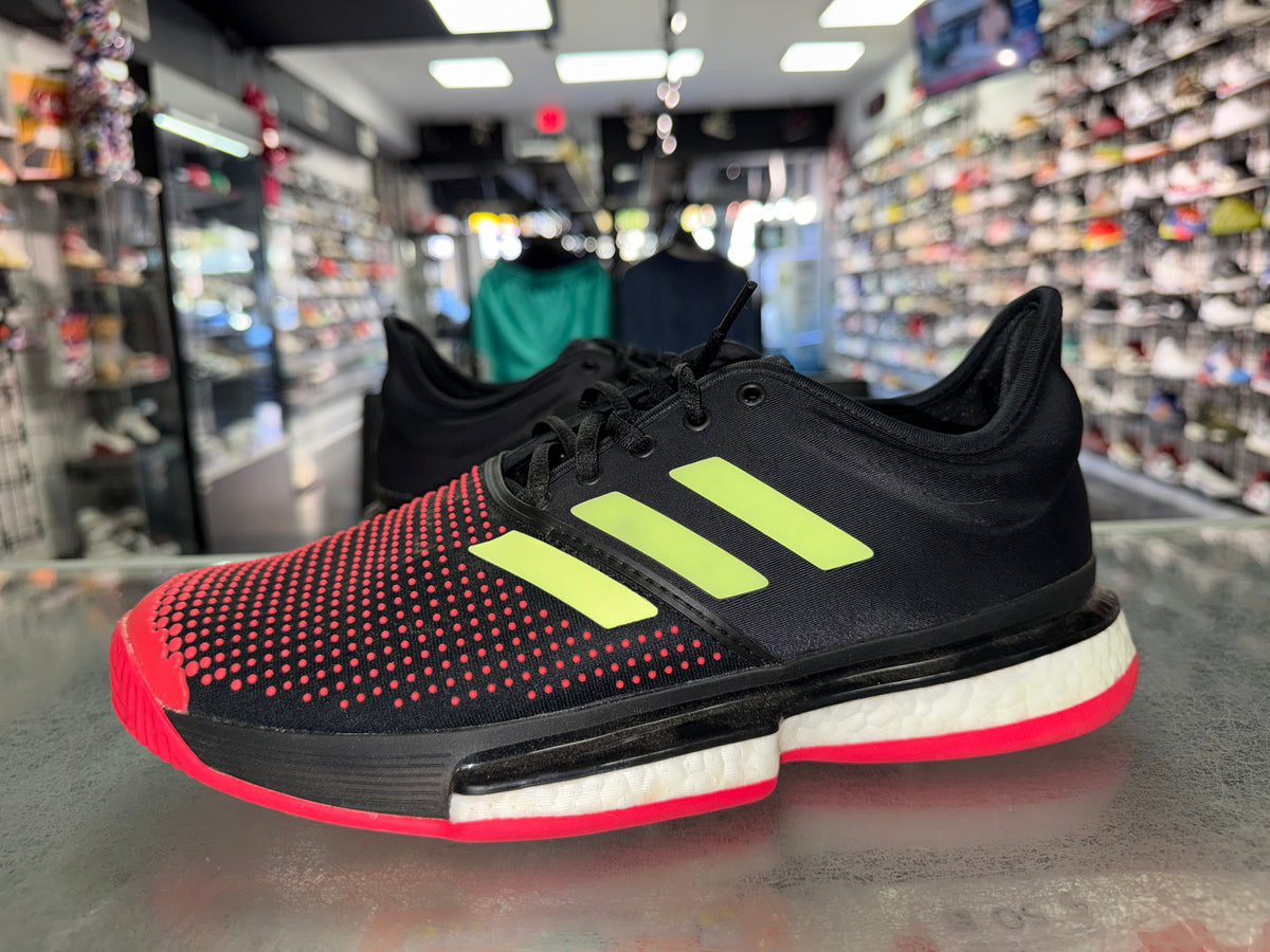 Size 8.5 Adidas SoleCourt “Black/Pink”