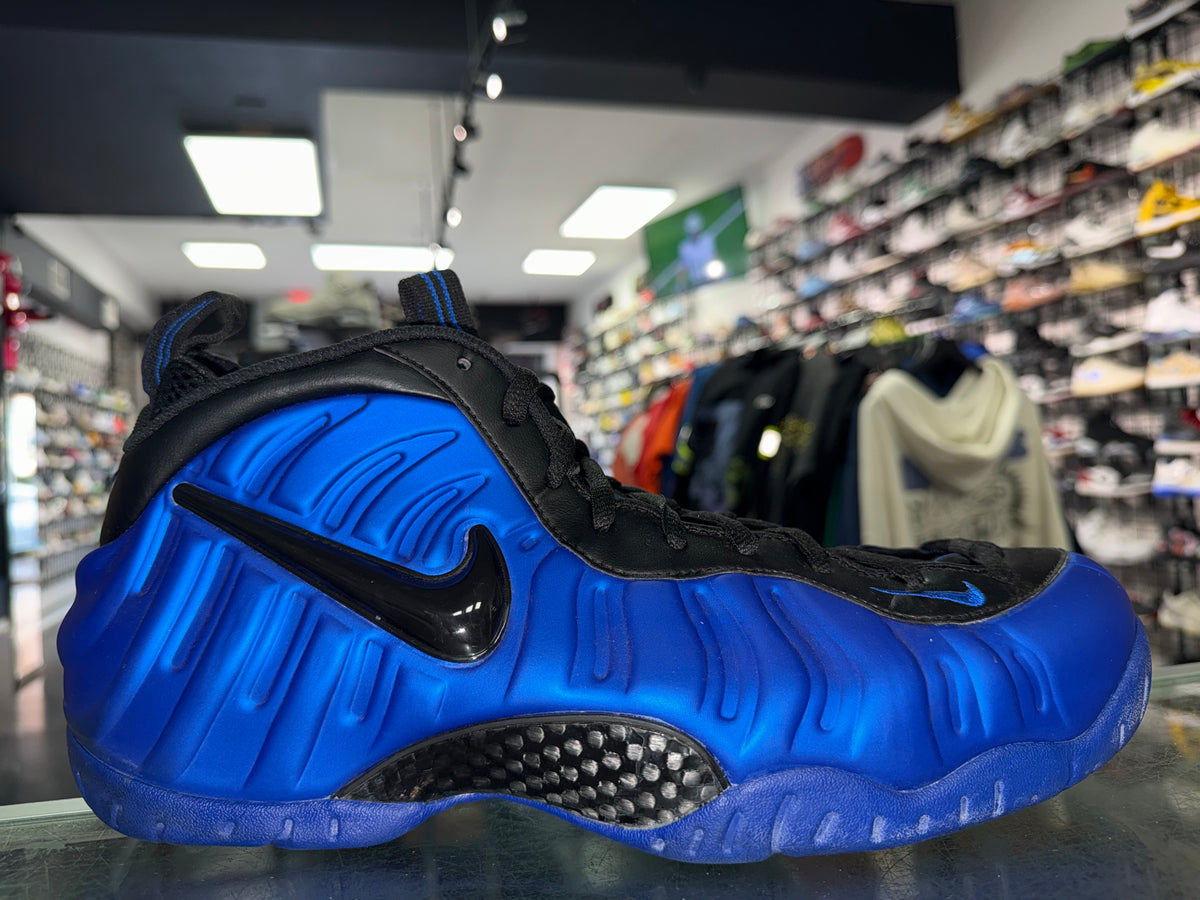 Size 13 Air Foamposite Pro “Hyper Cobalt” Worn 1x