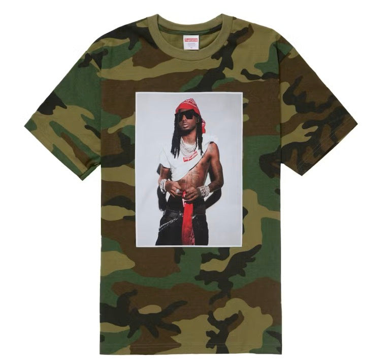 Size L Supreme Playboi Carti Tee “Camo”