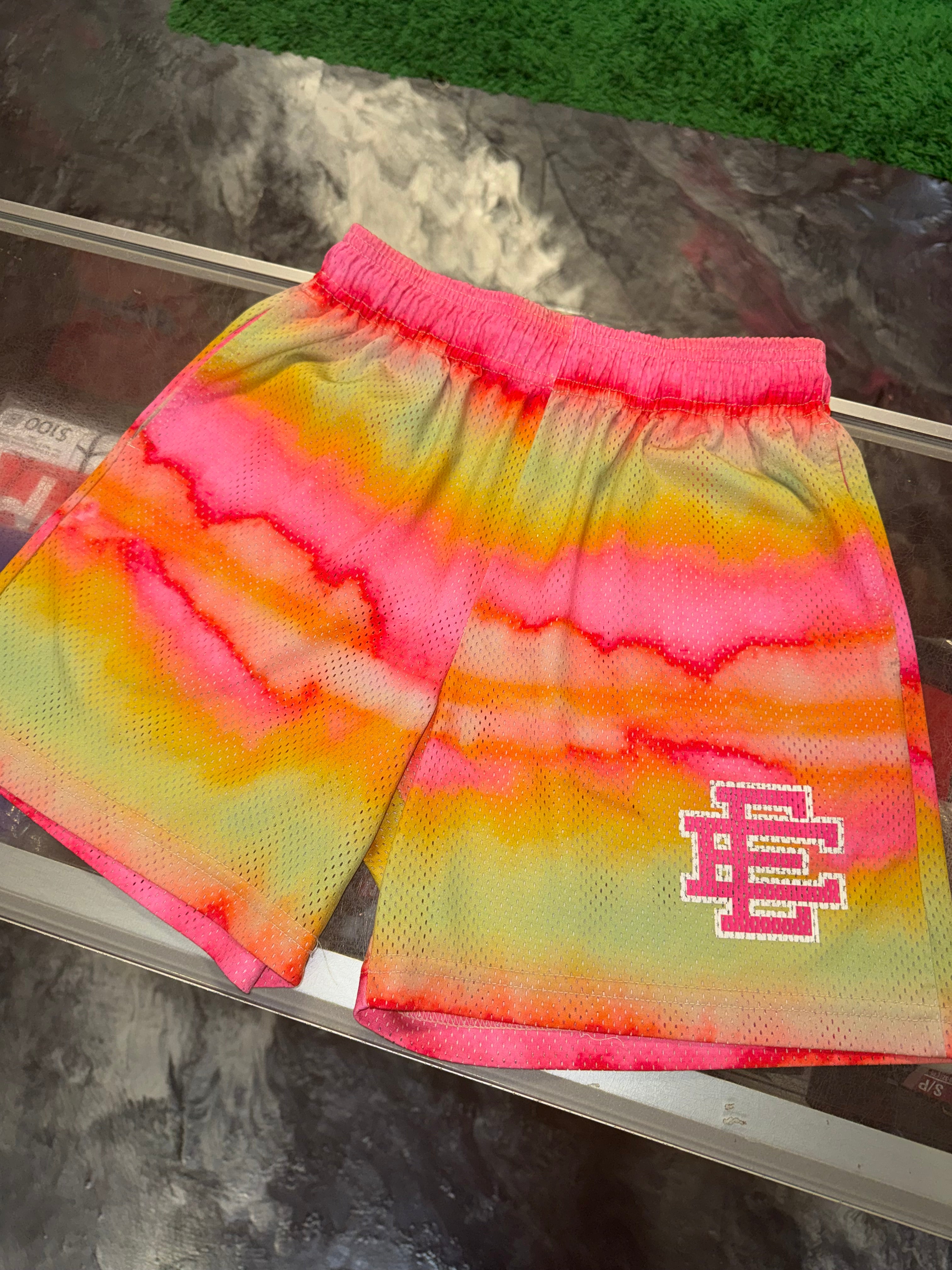 Size M Eric Emanuel EE Shorts “Pink/Striped”