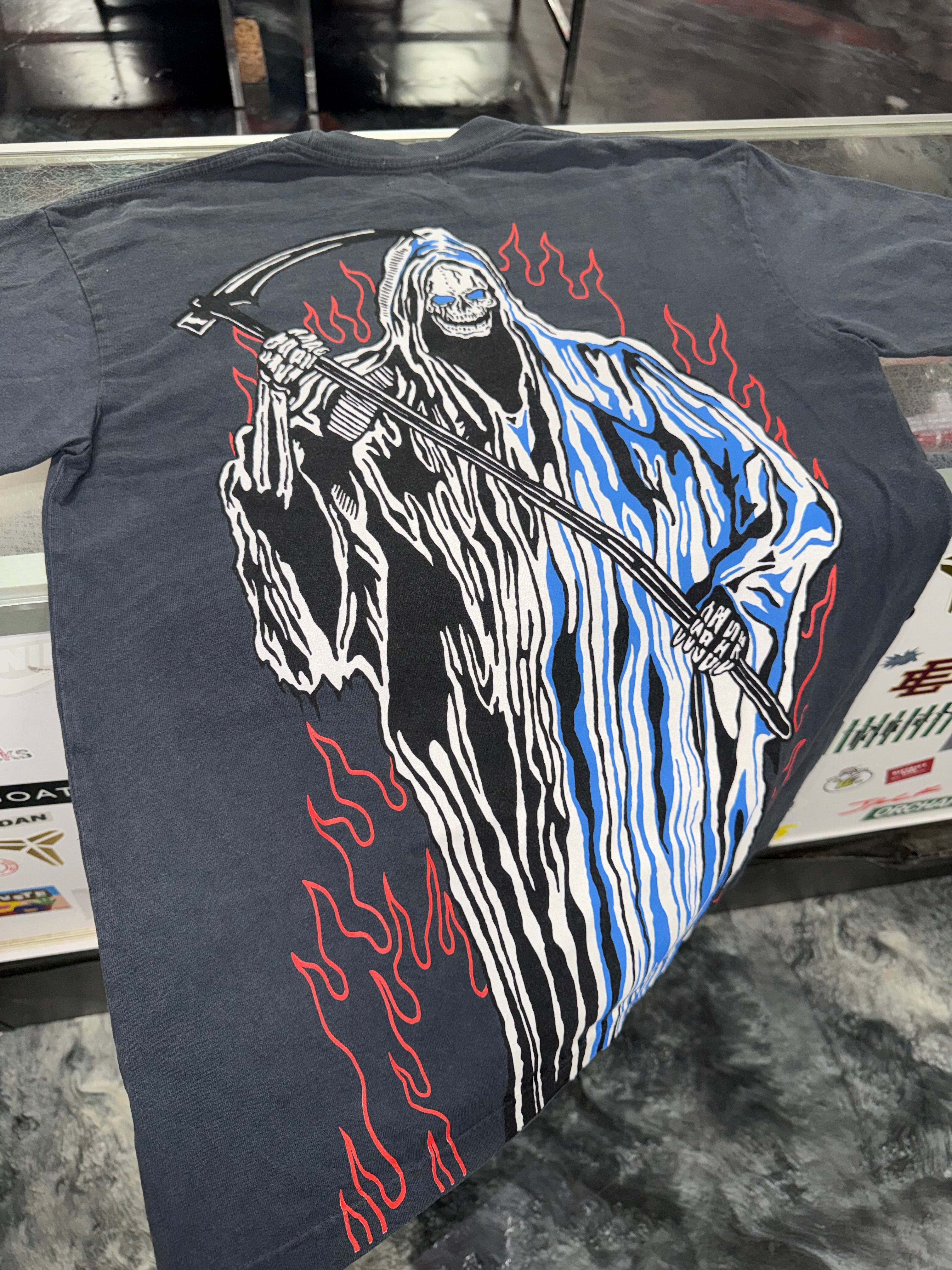 Size M Warren Lotas Reaper Tee “Blue”