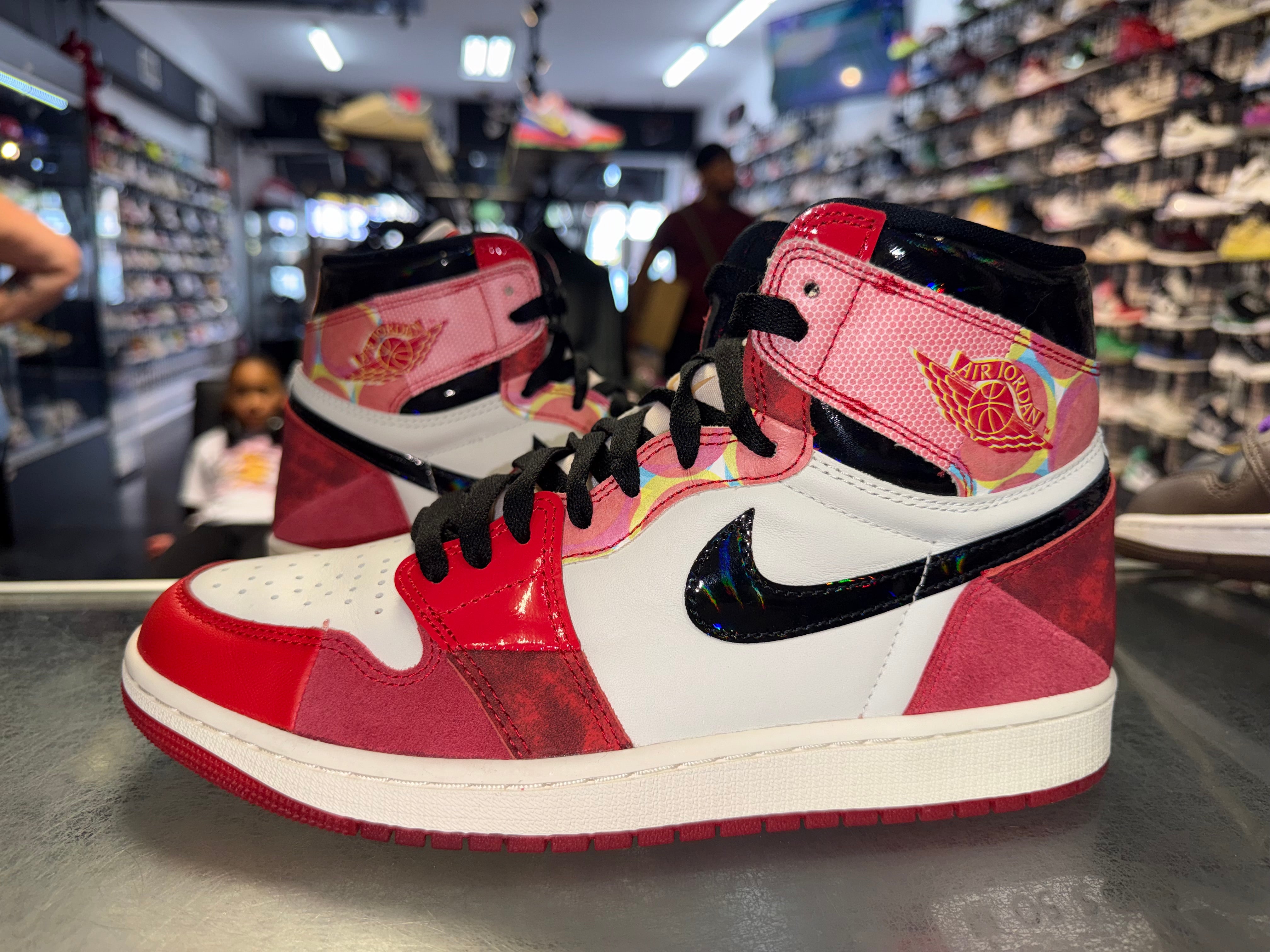 Size 9.5 Air Jordan 1 Spider-Man "Into the Spider-Verse"