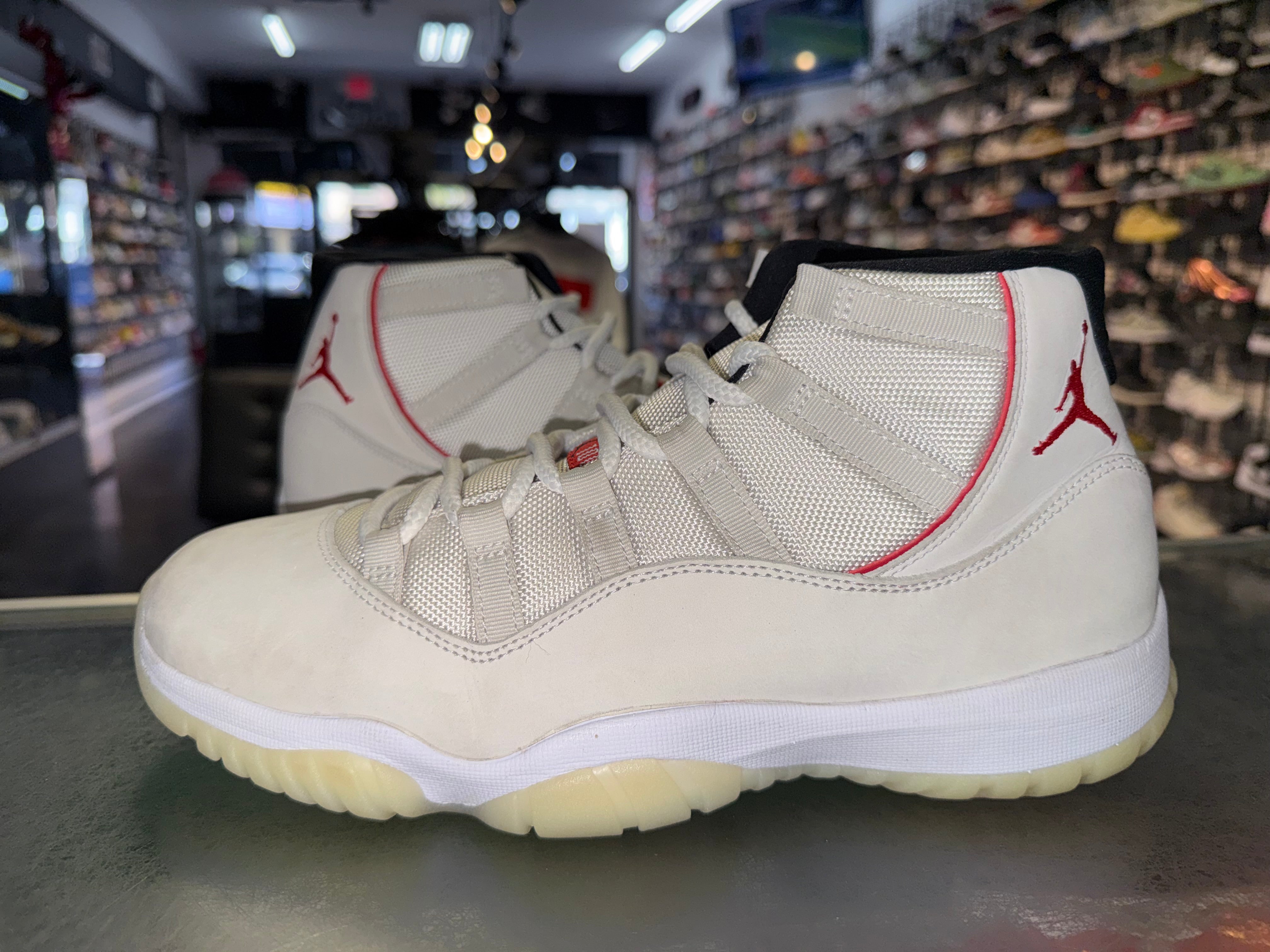 Size 10.5 Air Jordan 11 "Platinum Tint"