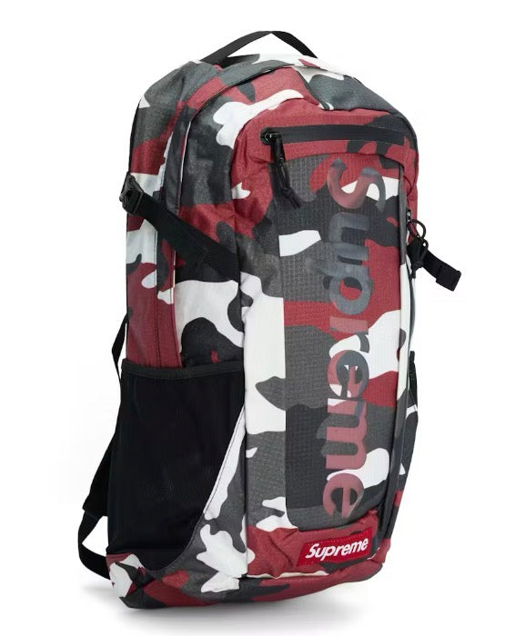 Size OS Supreme Backpack (SS21) “Red Camo”