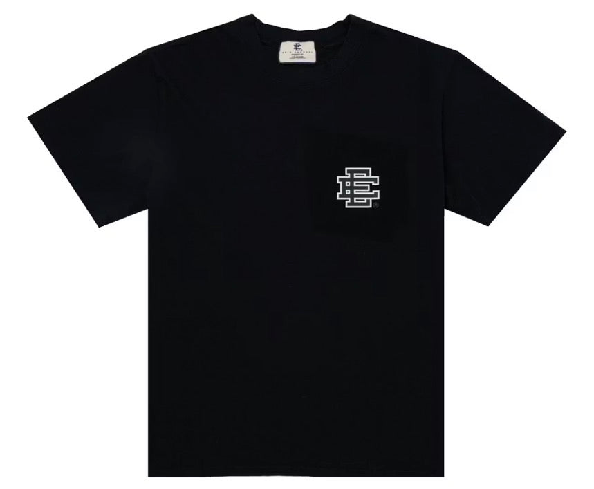 Size M Eric Emanuel EE Basic Tee “Black/White” Worn 1x