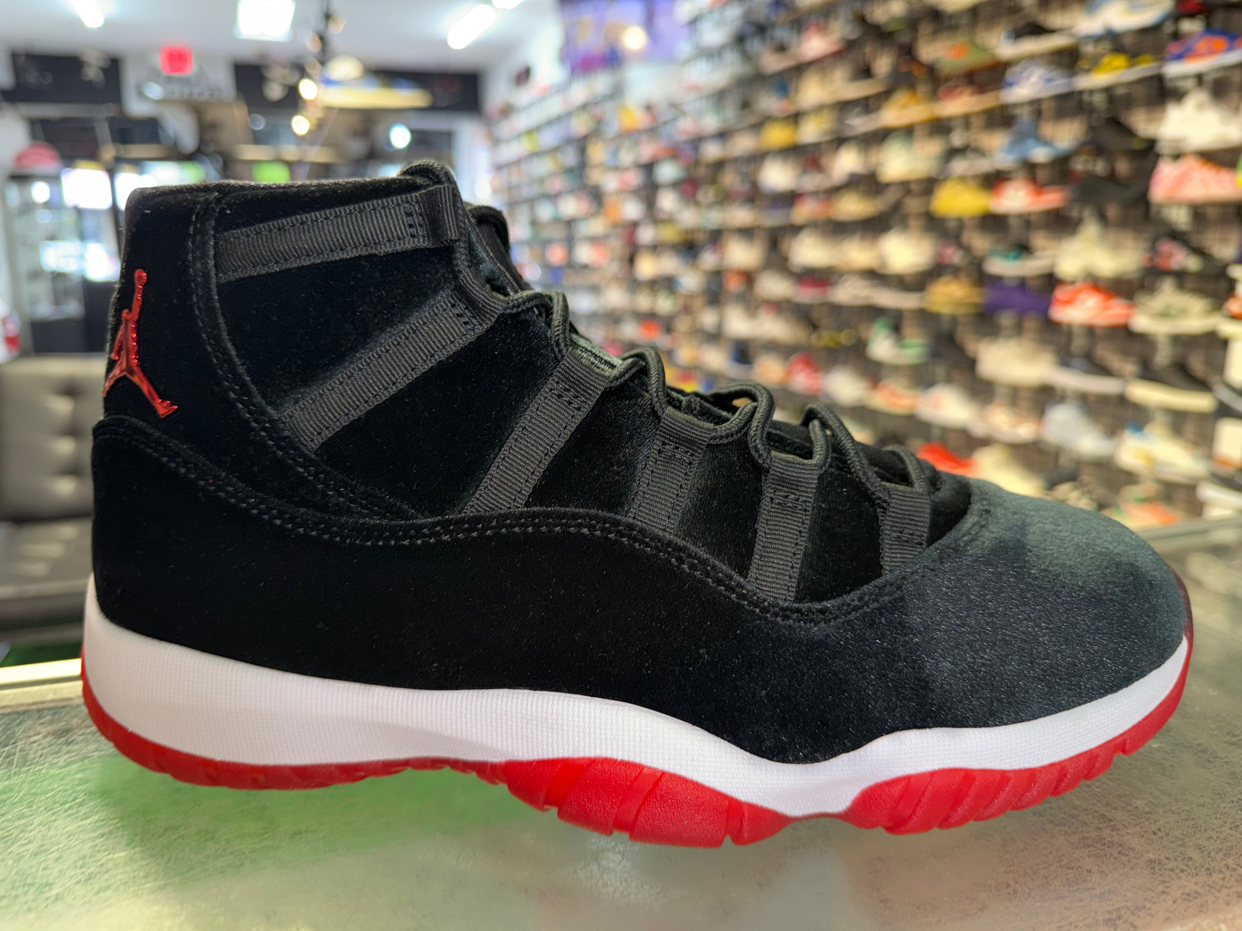 Size 10.5 (12W) Air Jordan 11 "Bred Velvet" Pass as New