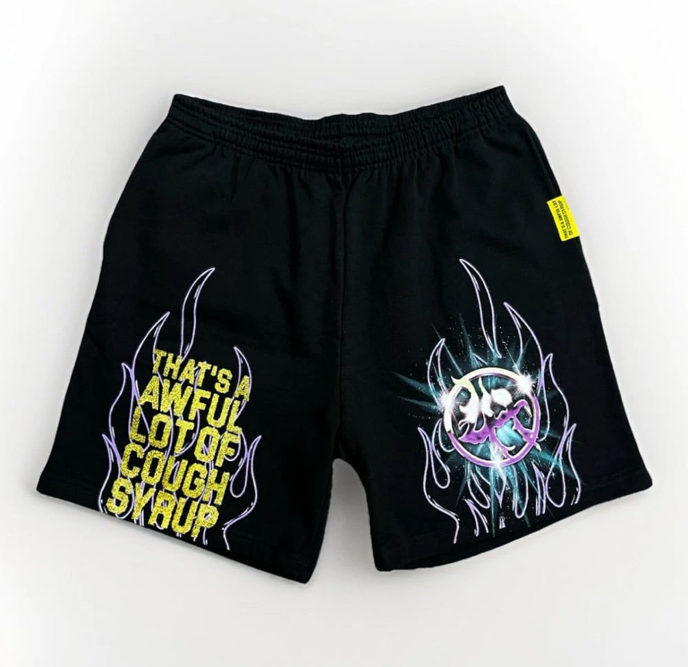 Size XL Lost Hills x Awful Lot Of Cough Syrup Hoodie + Shorts Set “Black”