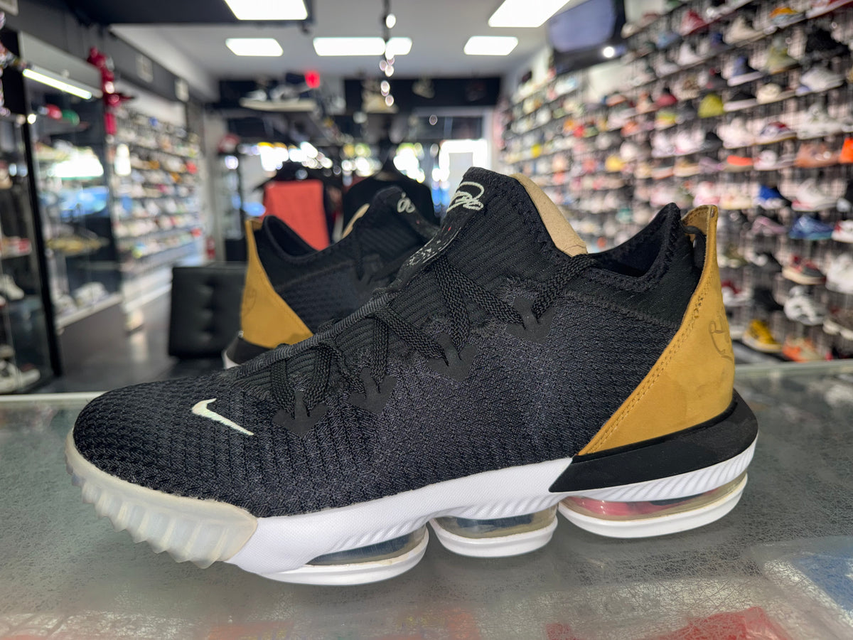 Size 12 Lebron 16 Low "Black Wheat Soundtrack"