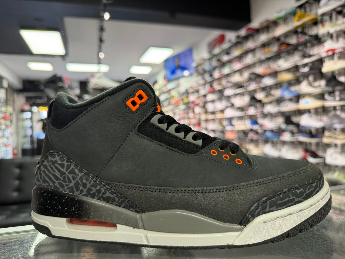 Size 9 Air Jordan 3 "Fear"