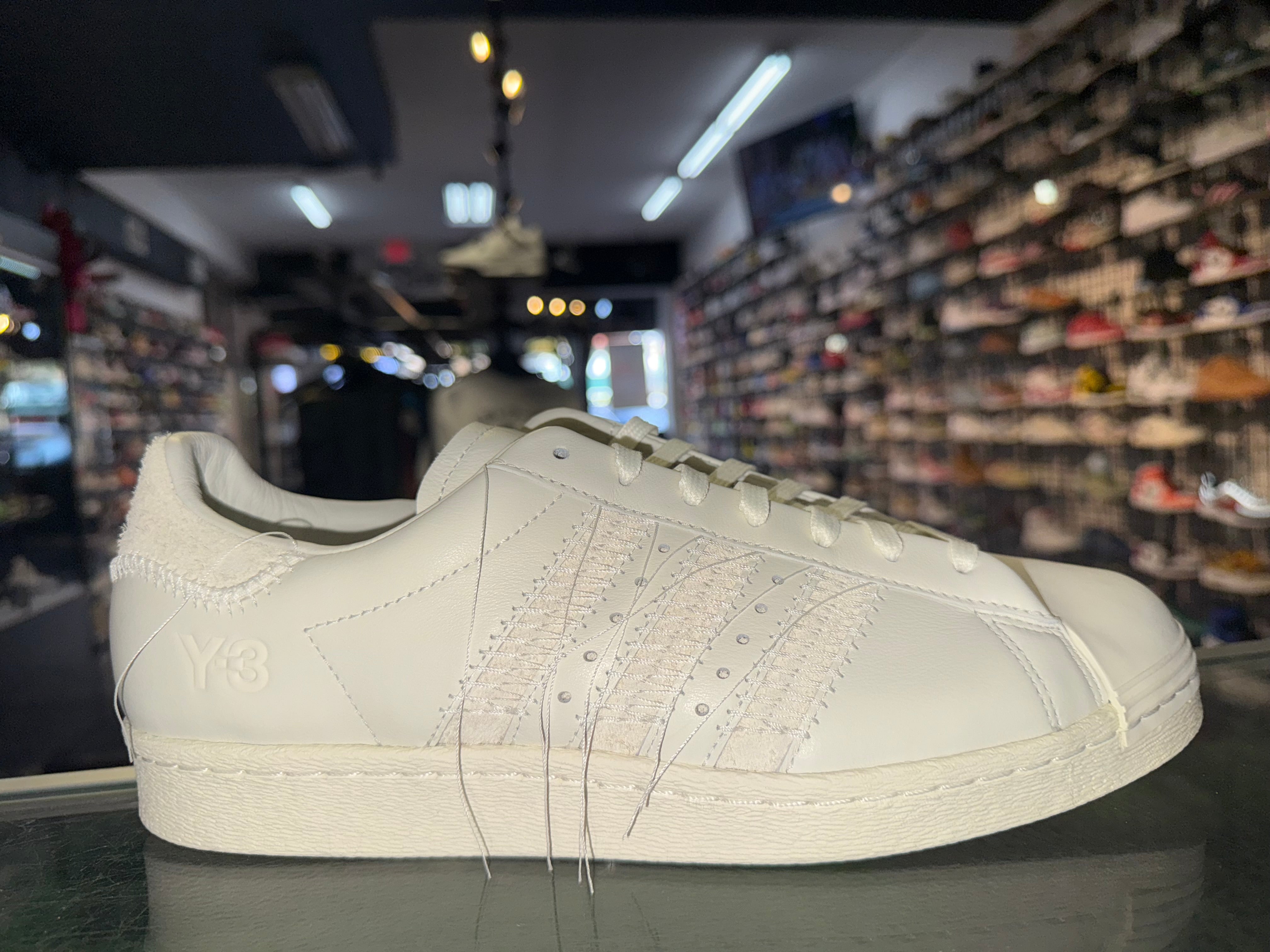 Size 9 Adidas Y-3 Superstar "Off White Sashiko" Brand New