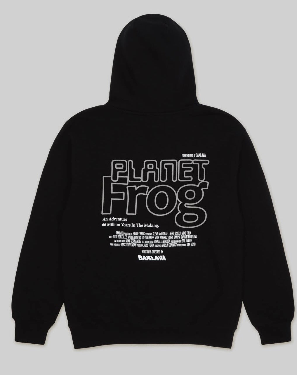 Size M Action Bronson Baklava Planet Frog Hoodie "Black" Brand New
