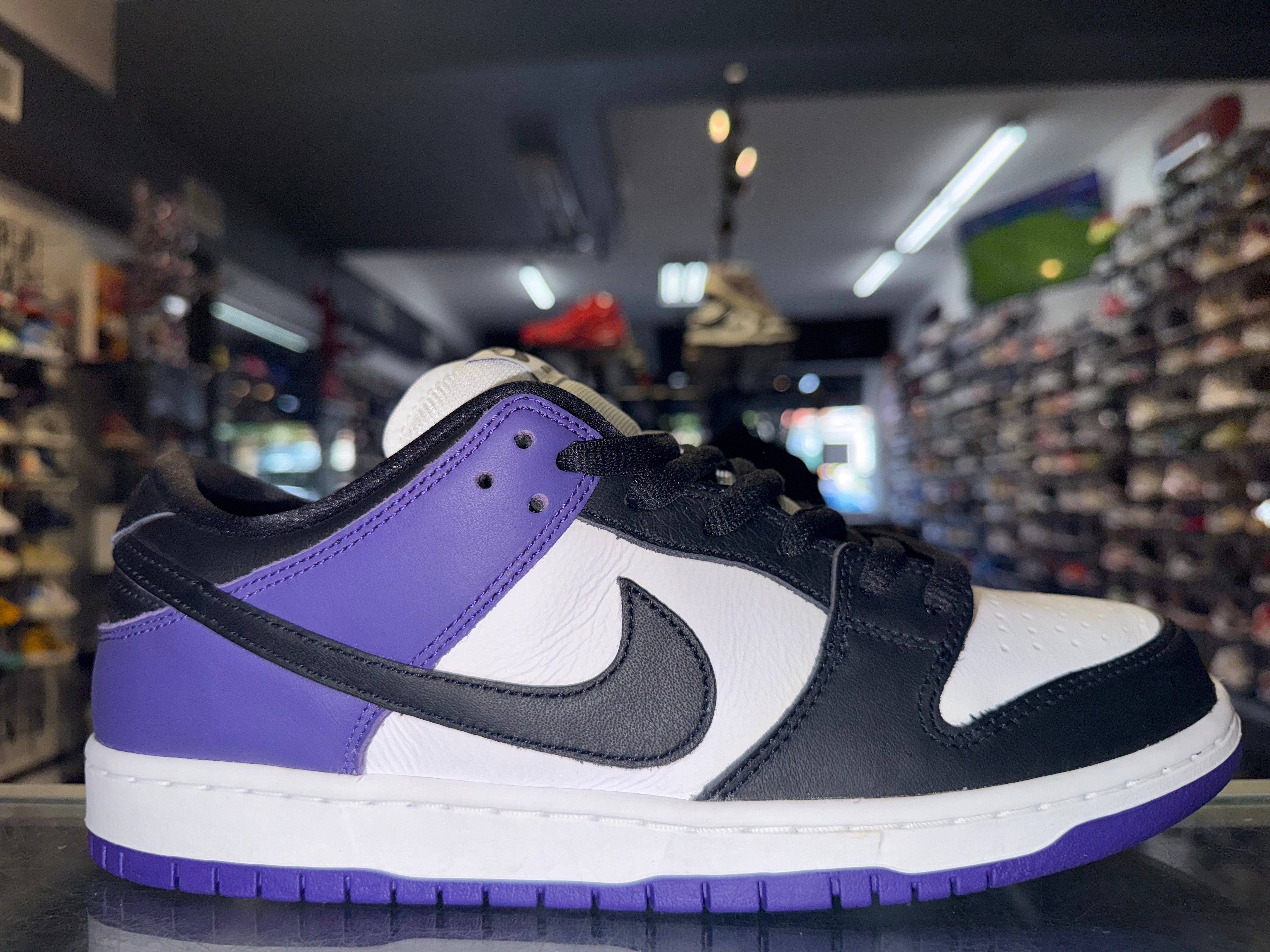 Size 10 Dunk Low SB "Court Purple" Brand New