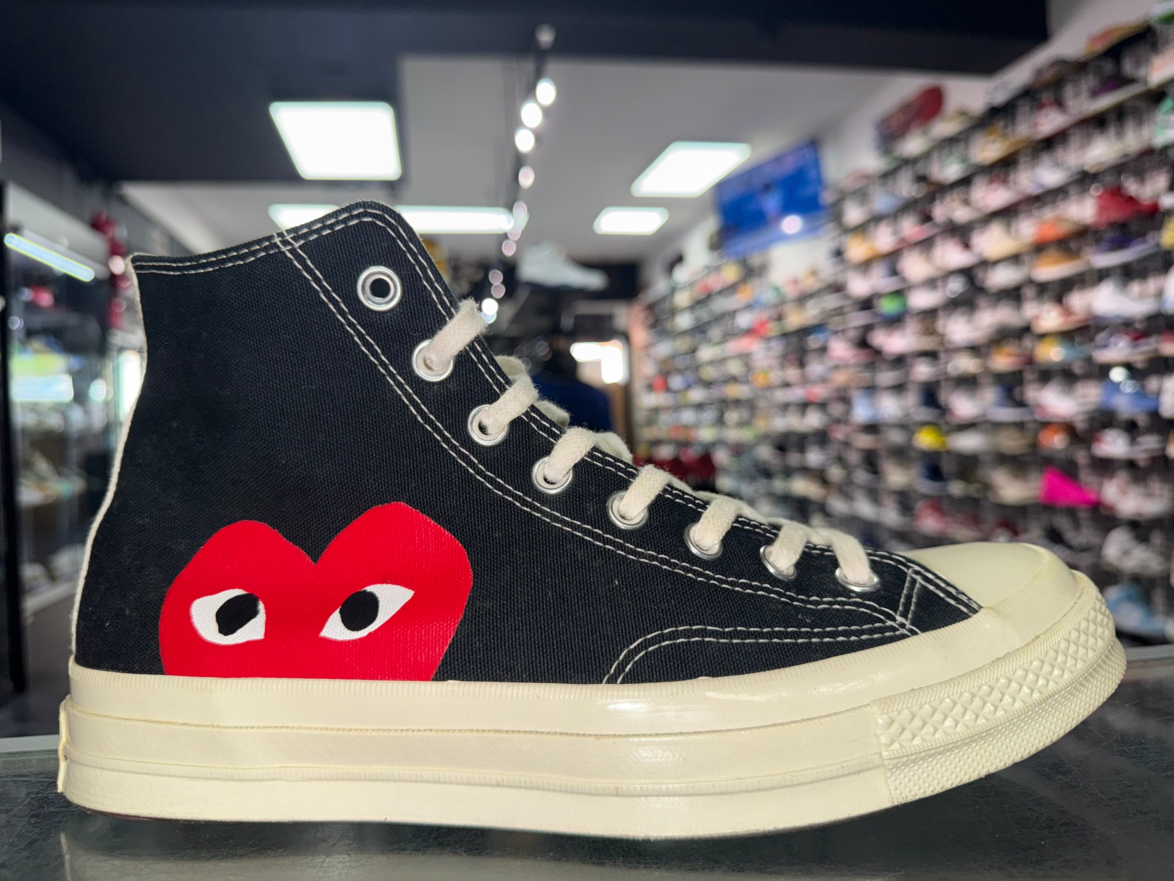 Size 9 Converse All Star Comme Des Garcons "Black"