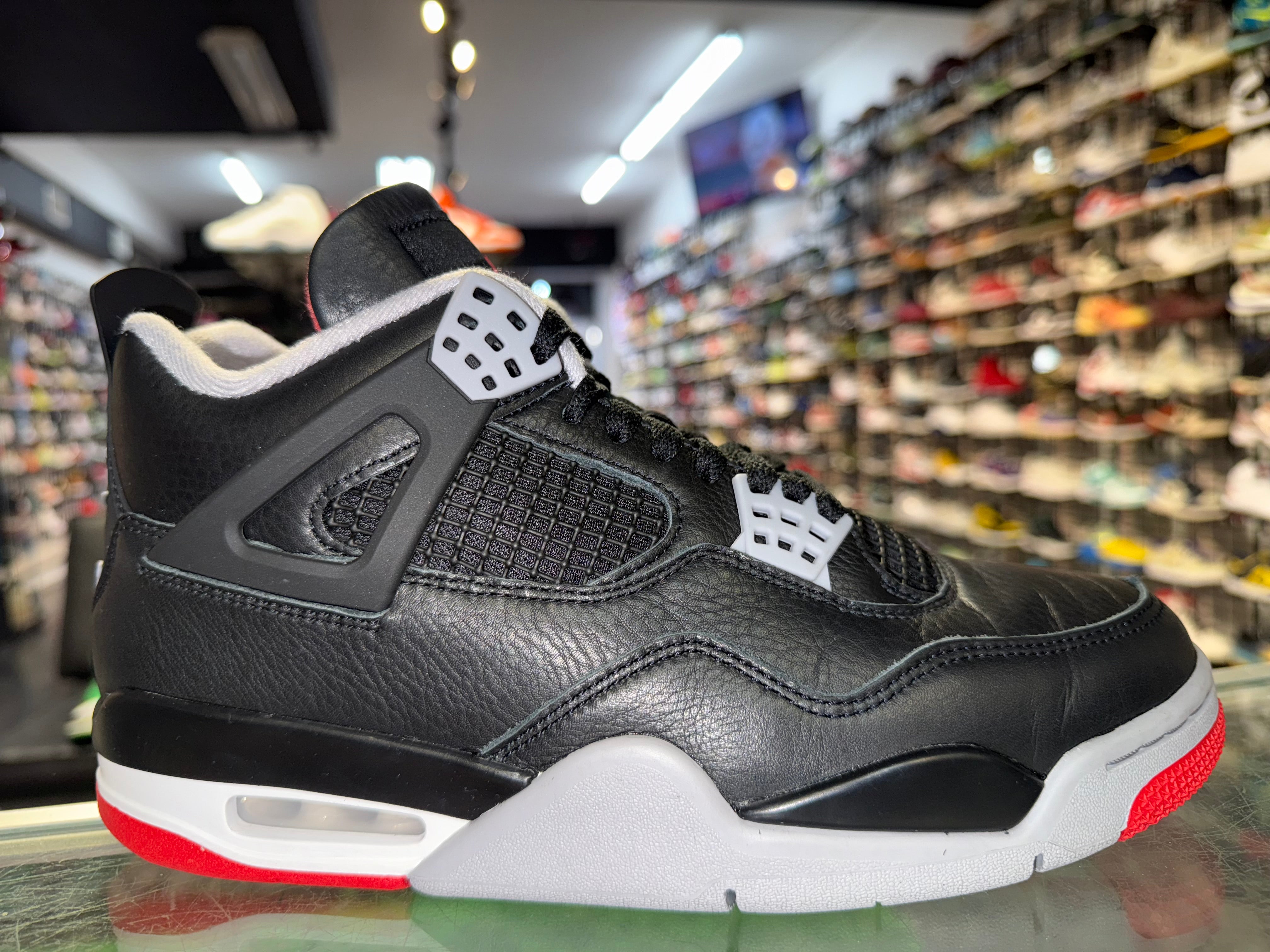 Size 8 Air Jordan 4 "Bred Reimagined"