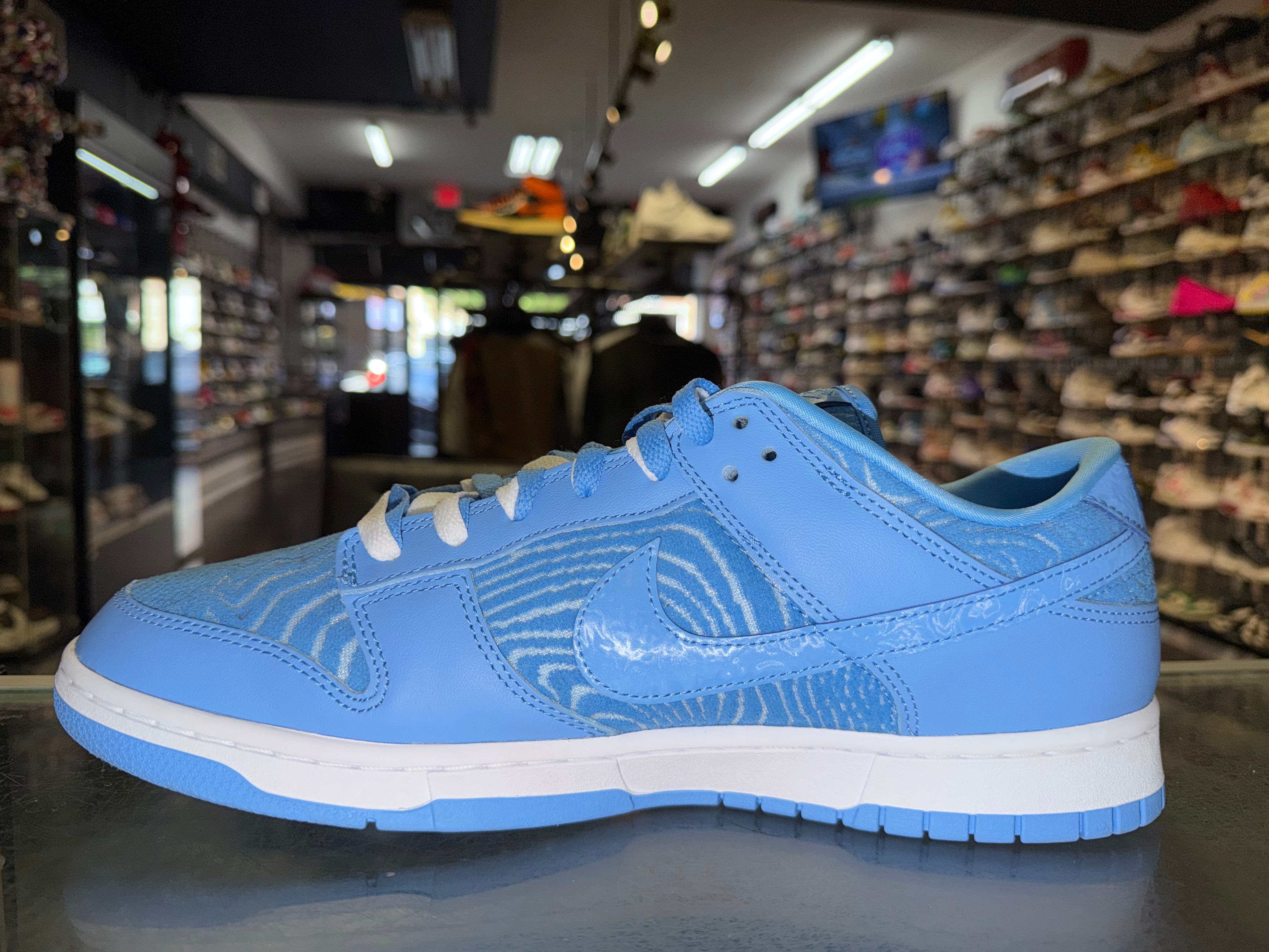 Size 13 Dunk Low "Topography University Blue"