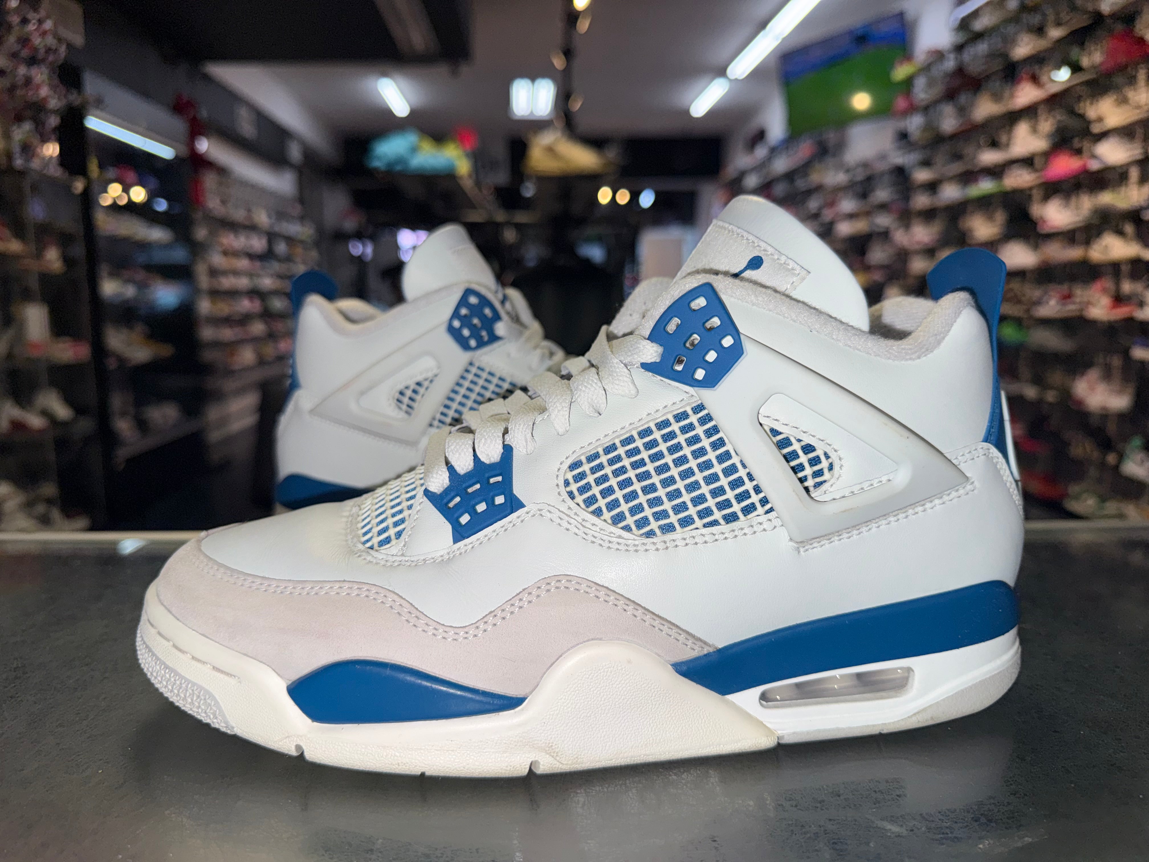Size 8 Air Jordan 4 "Military Blue"