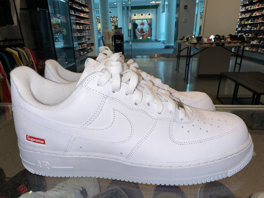 Size 12 Air Force 1 Supreme “White” Brand New (Mall)