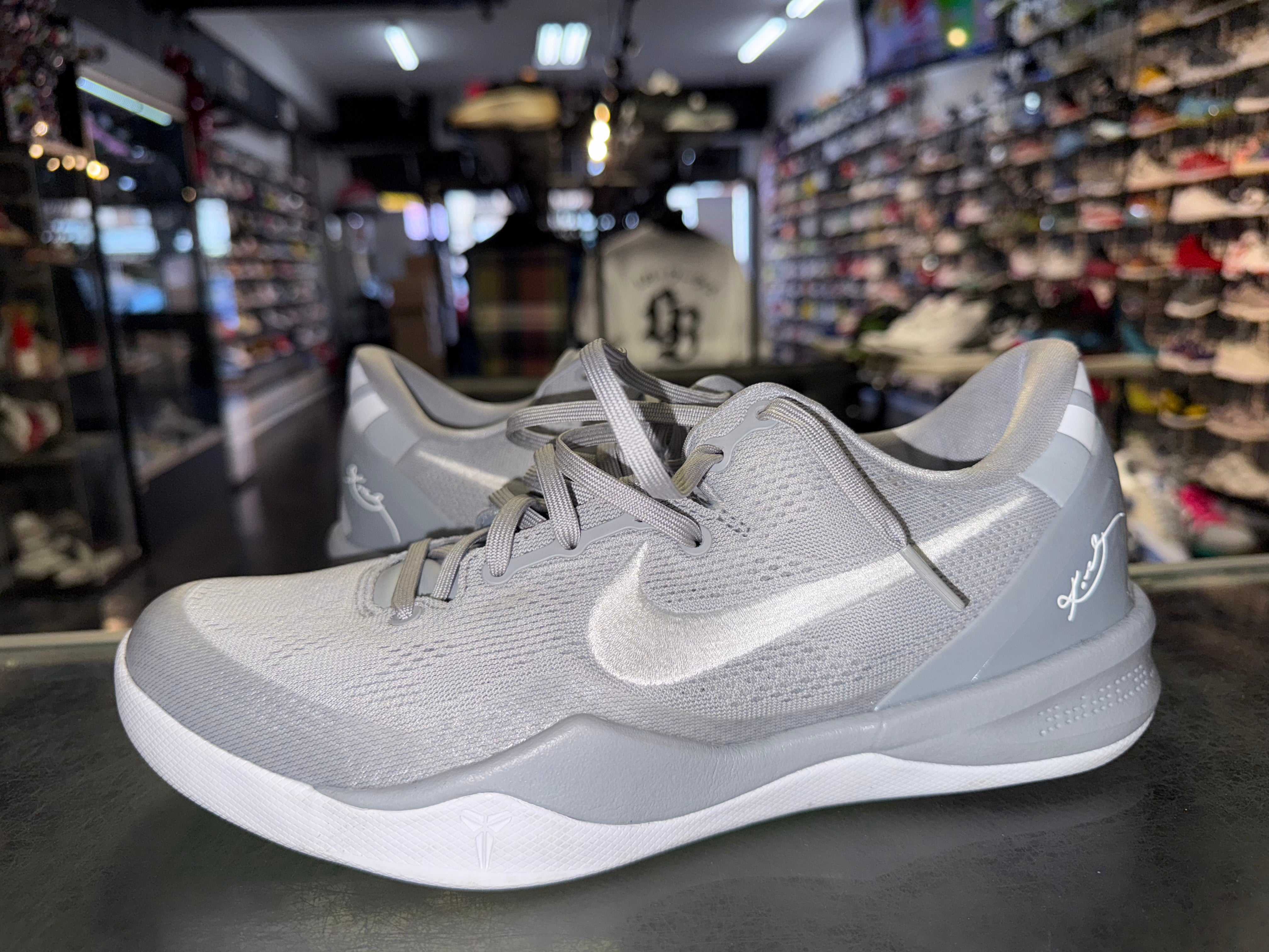 Size 9.5 Kobe 8 "Wolf Grey"