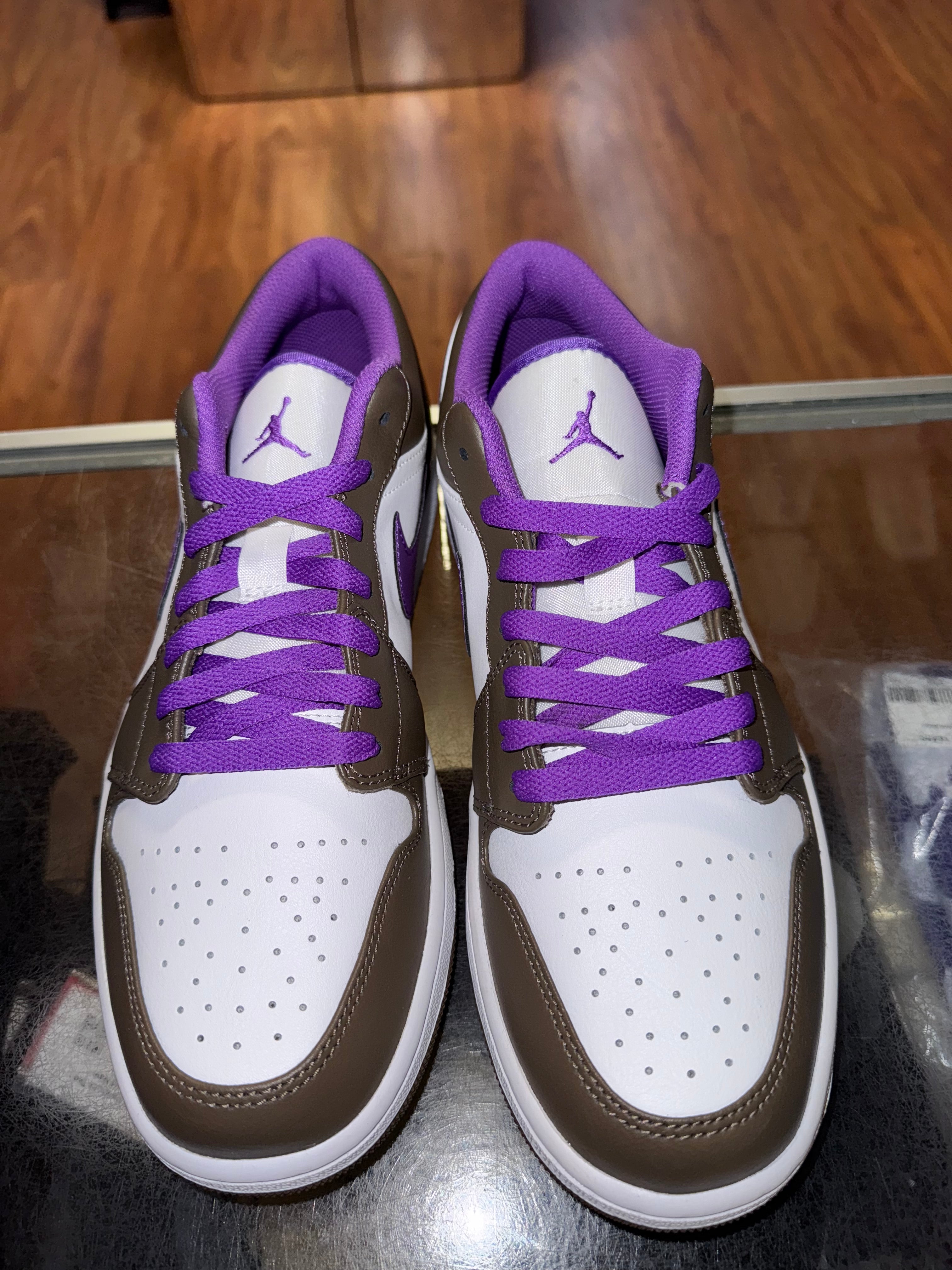 Size 10 Air Jordan 1 Low “Purple Mocha” Brand New