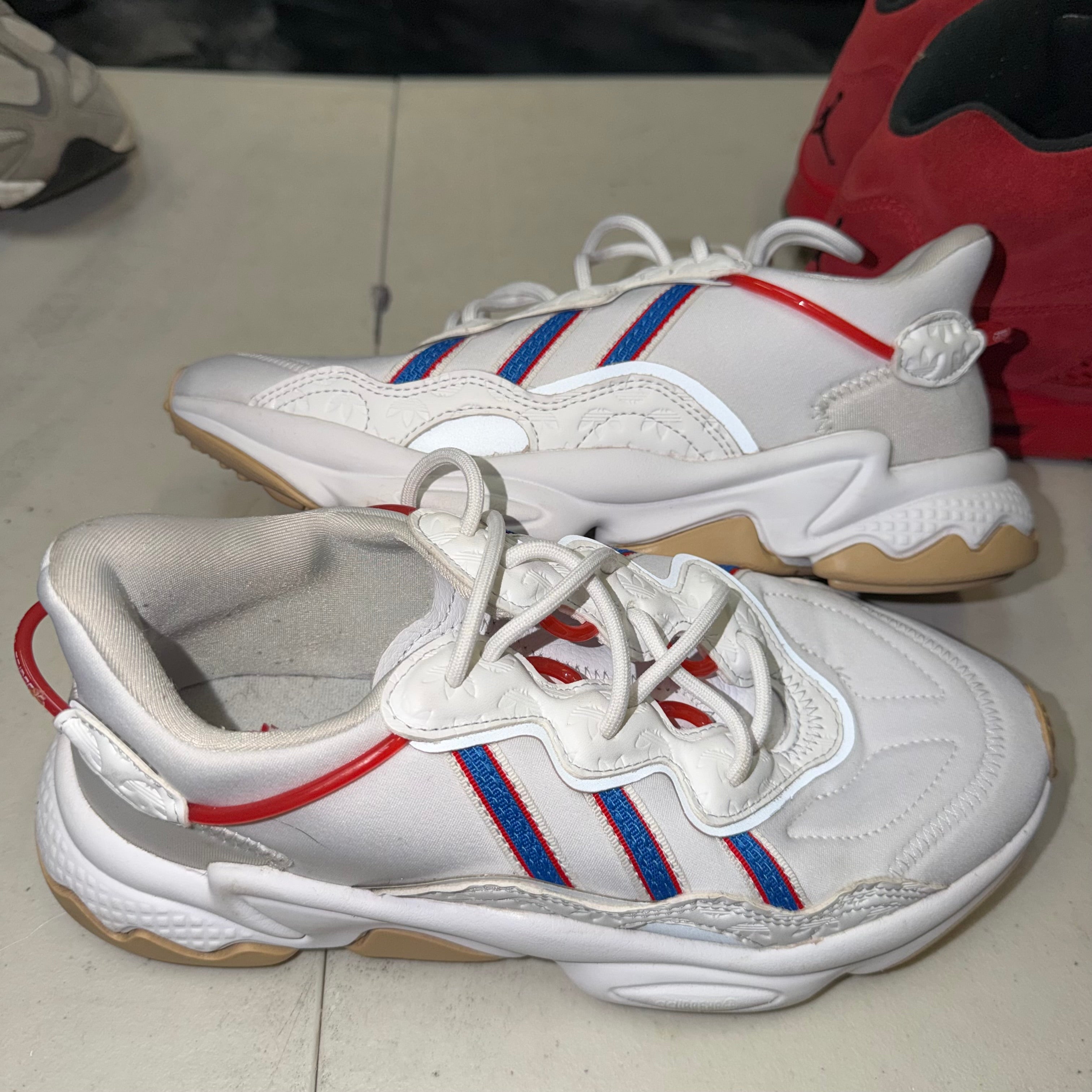 Size 6.5 Adidas Ozweego "White" - NB