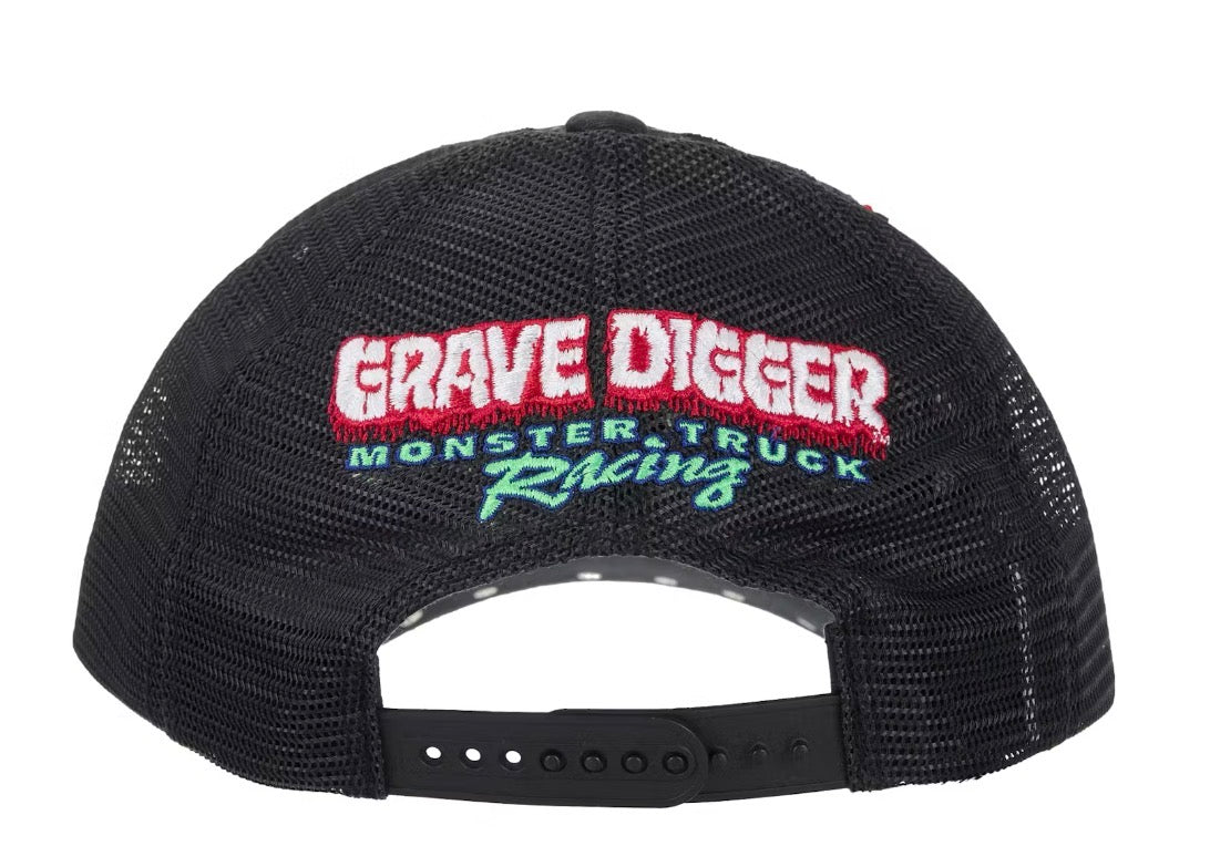 Size OS Supreme Gravedigger 5-Panel Trucker Hat “Black” Brand New