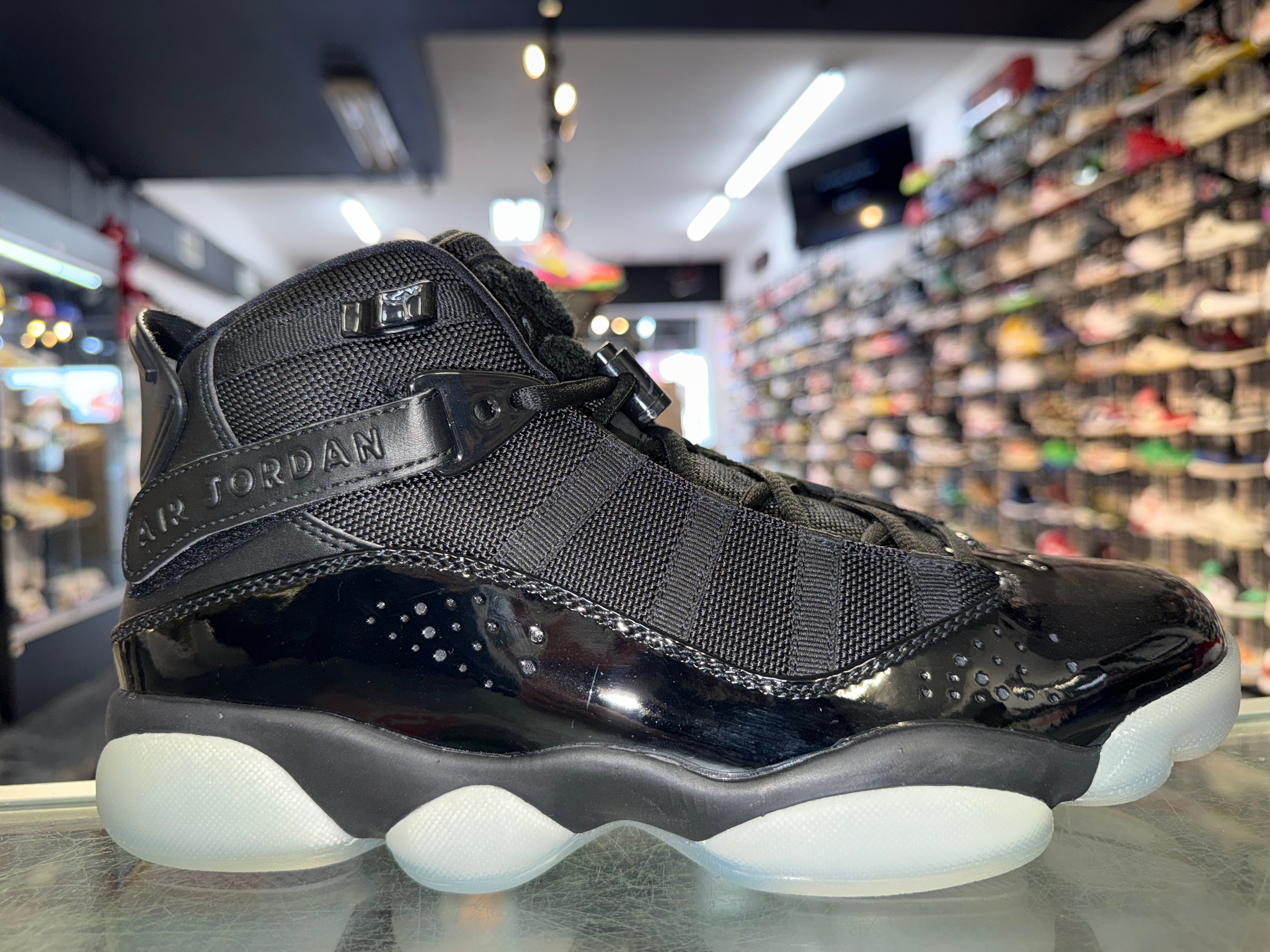 Size 8 Jordan 6 Rings "Black Ice" Brand New