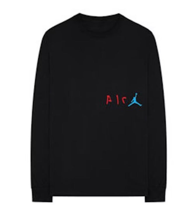 Size XXL Travis Scott x Jordan Cactus Air Long Sleeve “Black” Brand New