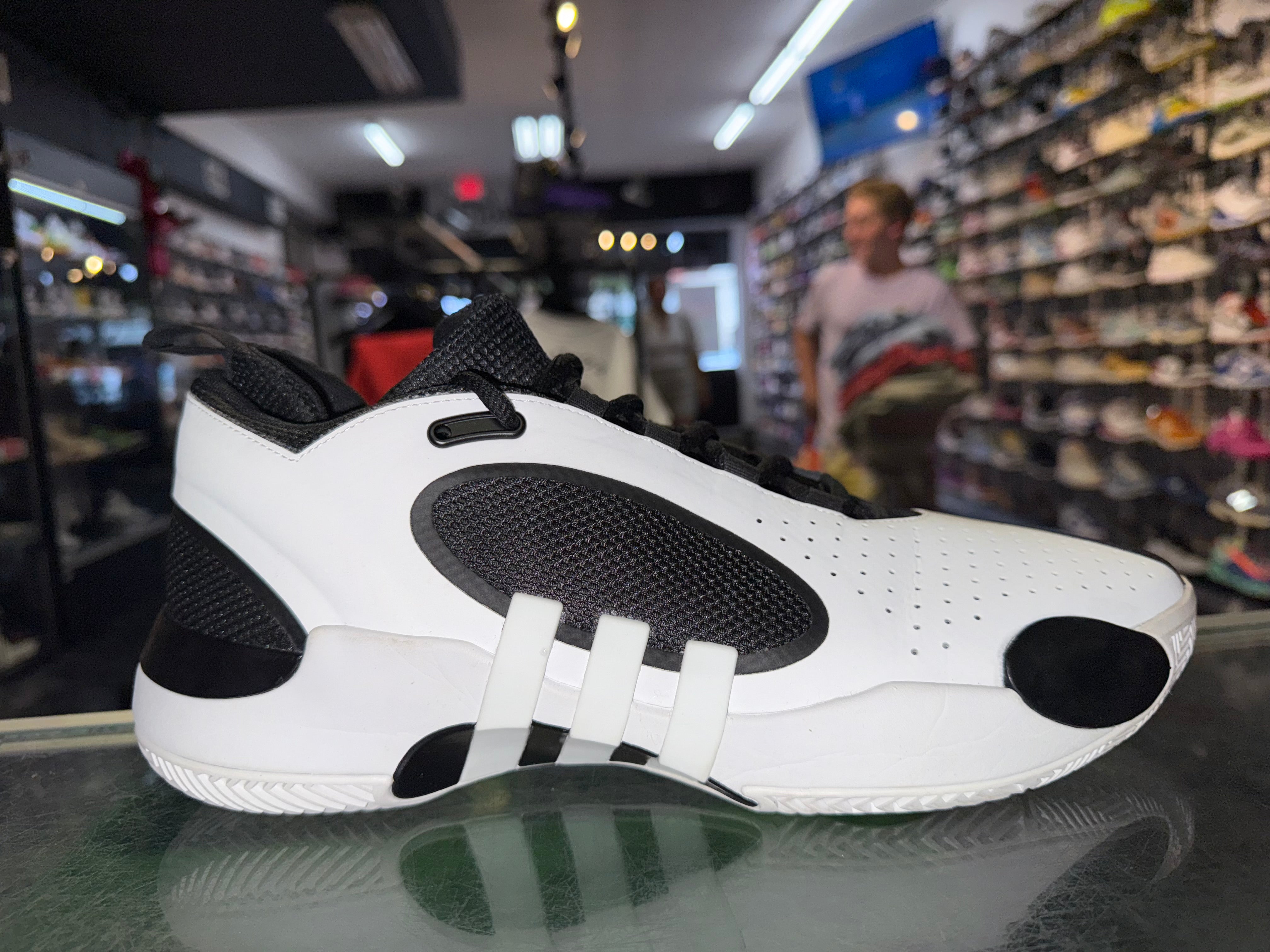 Size 11 Adidas D.O.N Issue #5 "Cloud White Core Black"