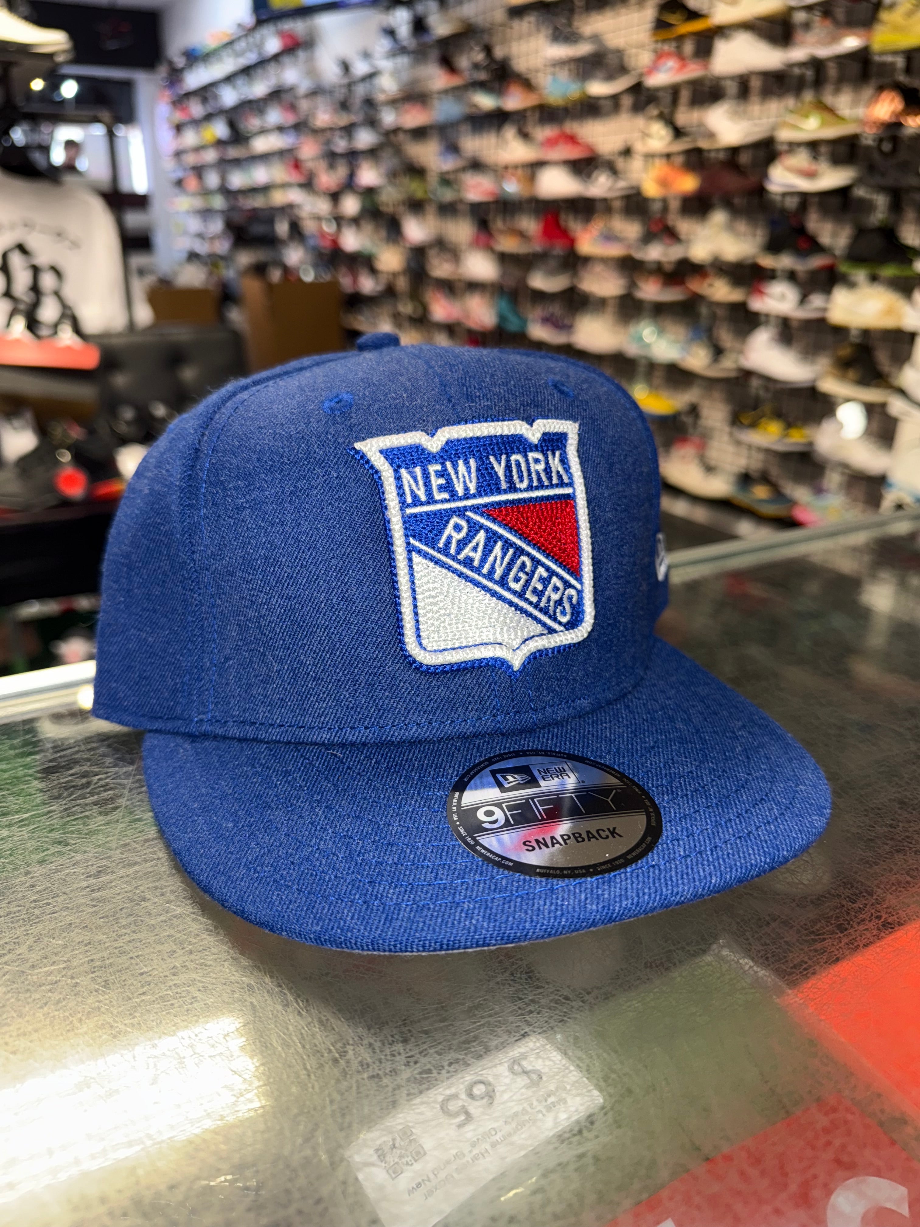 Size OS Rangers New Era SnapBack Hat “Blue” Brand New