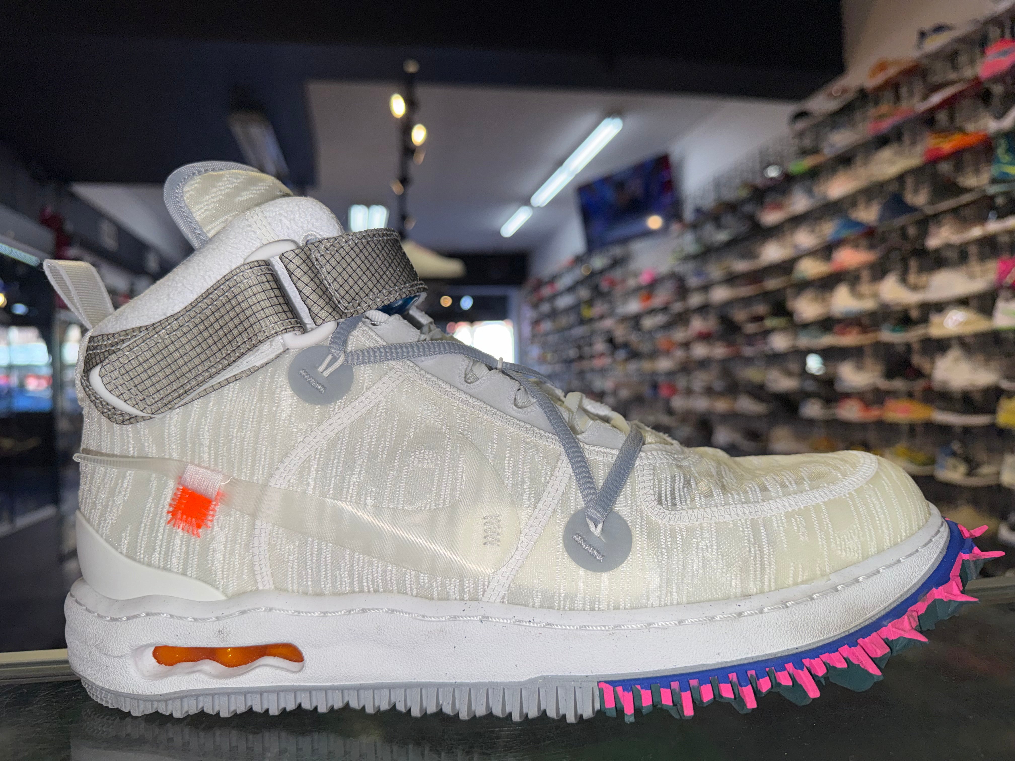 Size 13 Air Force 1 Mid Off White "White"