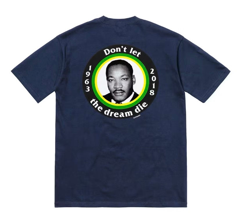 Size L Supreme MLK Dream Tee “Navy”