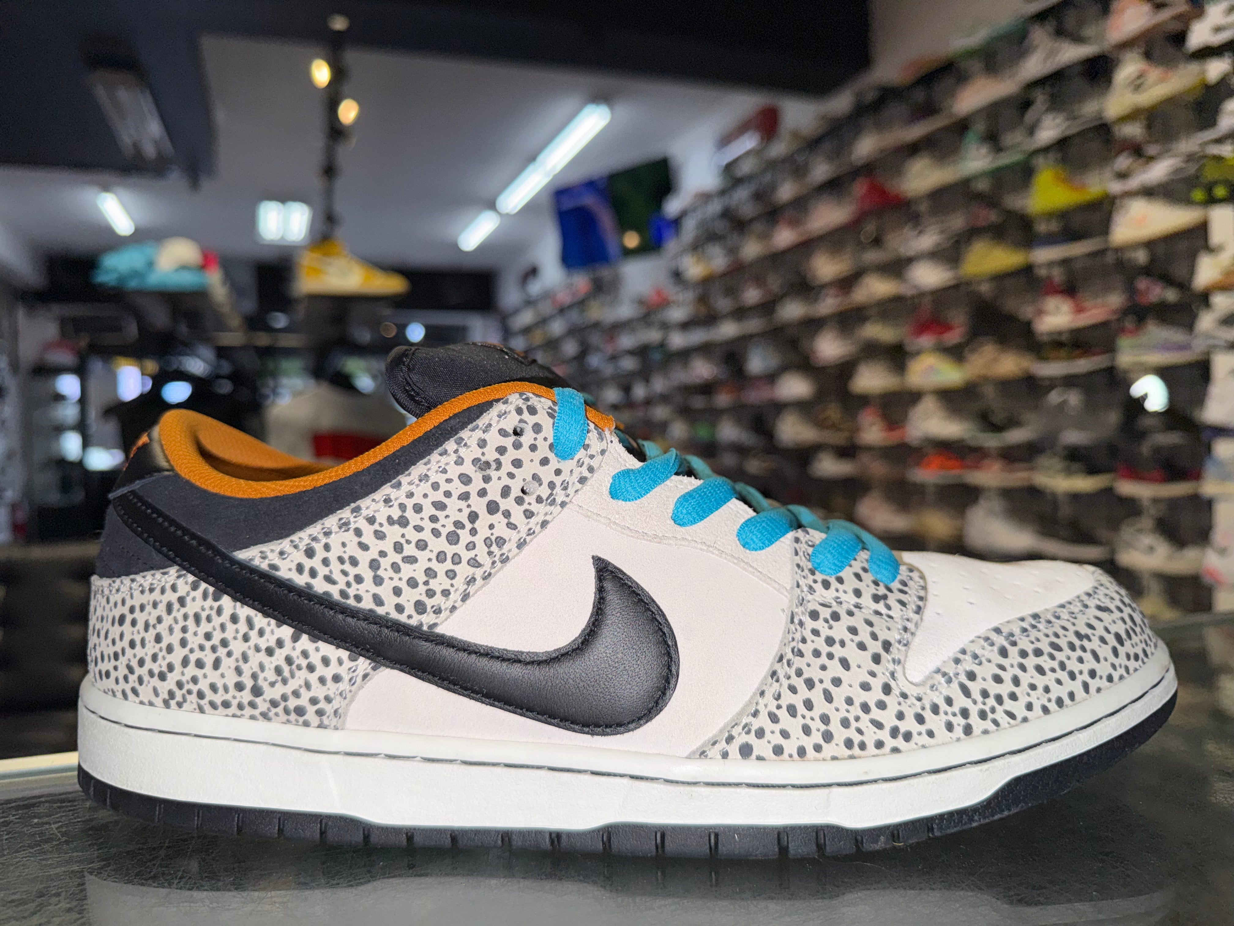 Size 13 Dunk Low SB “Olympic Safari”