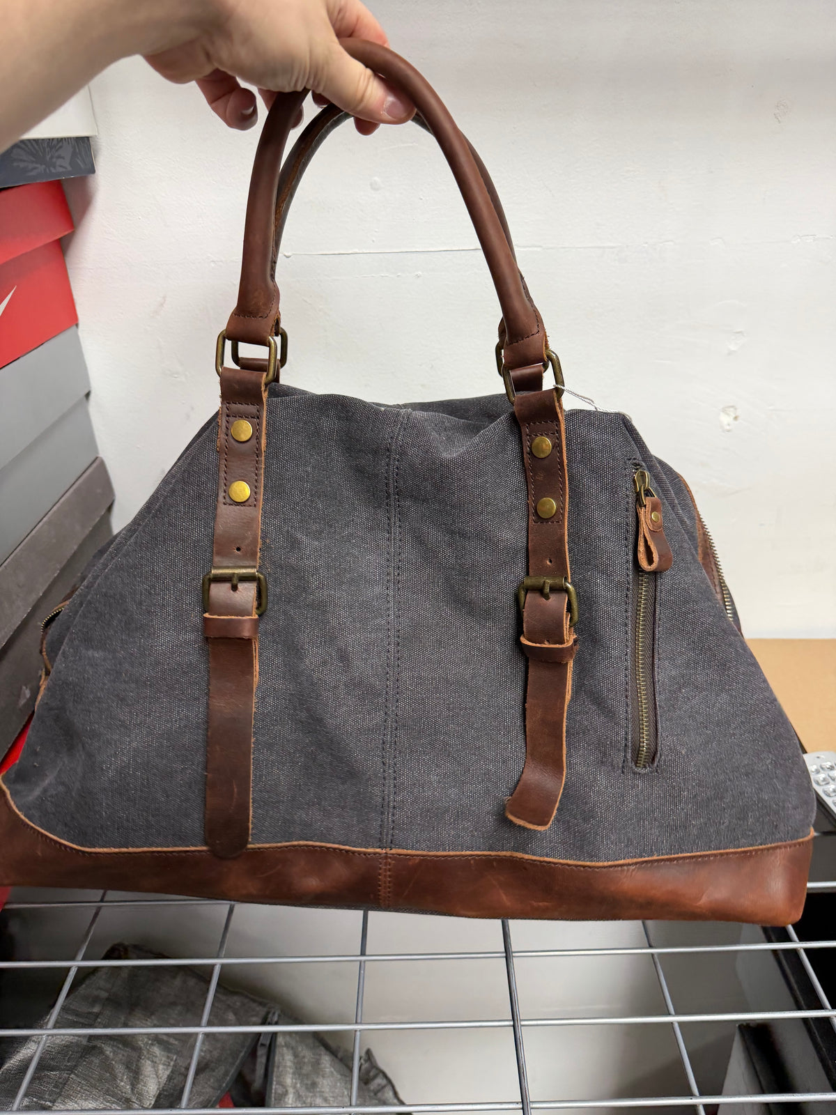 Duffle Bag "Blue Brown"