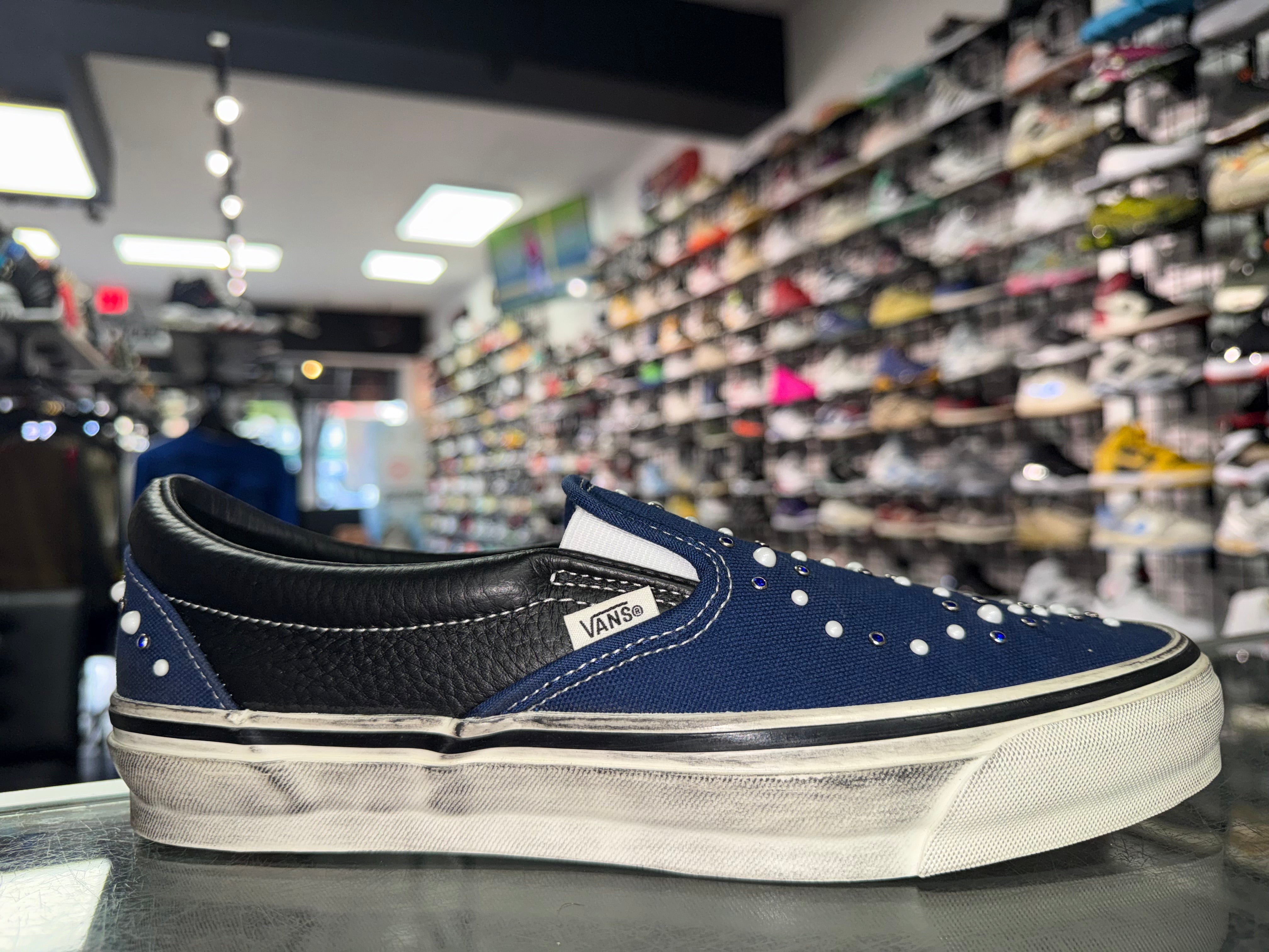 Size 10 Vans LX Classic Slip On 98 "Pearlized Pack Indigo"