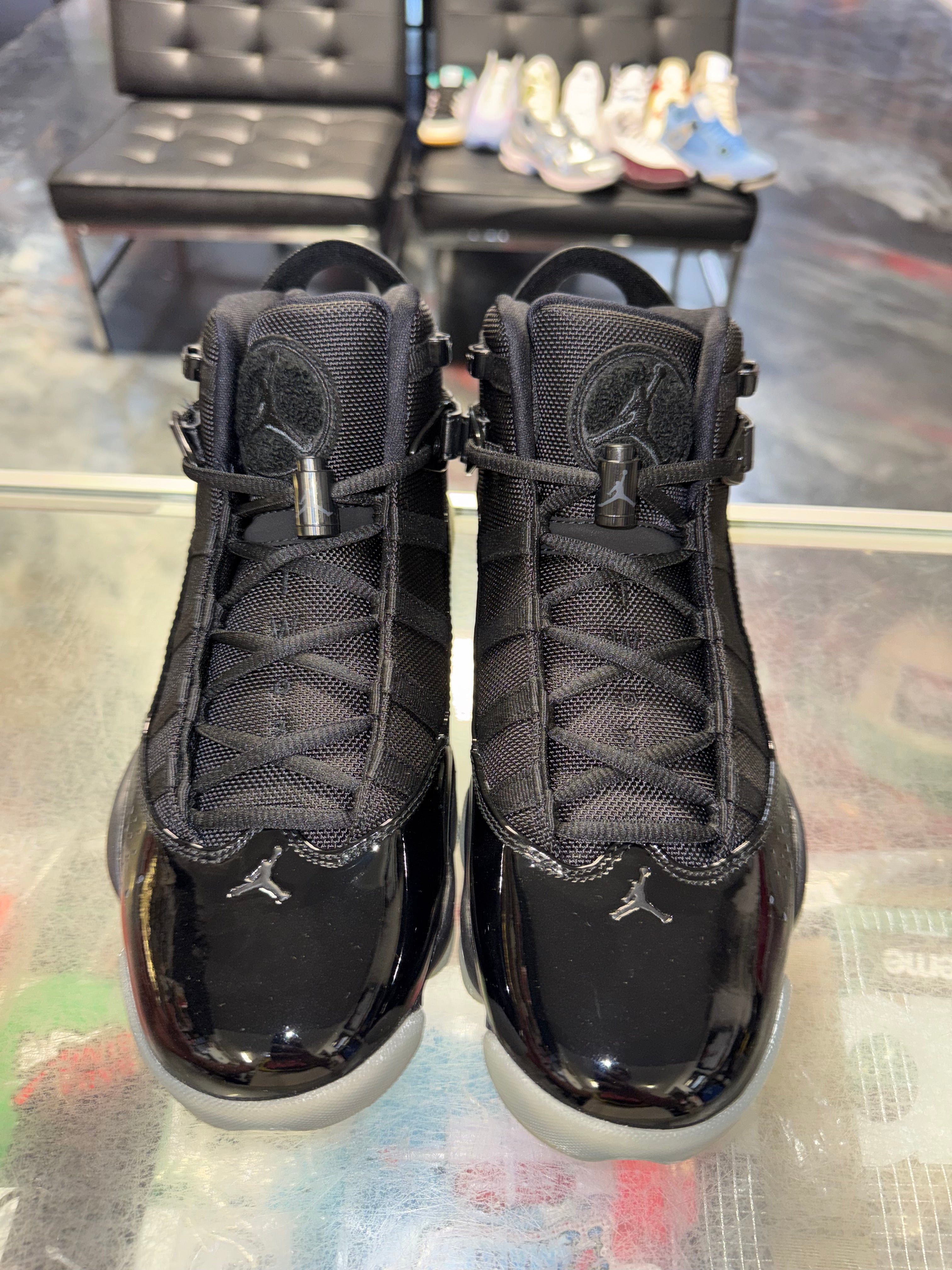 Size 8 Jordan 6 Rings "Black Ice" Brand New
