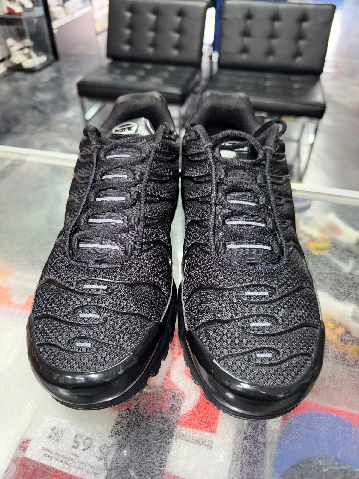 Size 12 Air Max Plus "Triple Black" Brand New