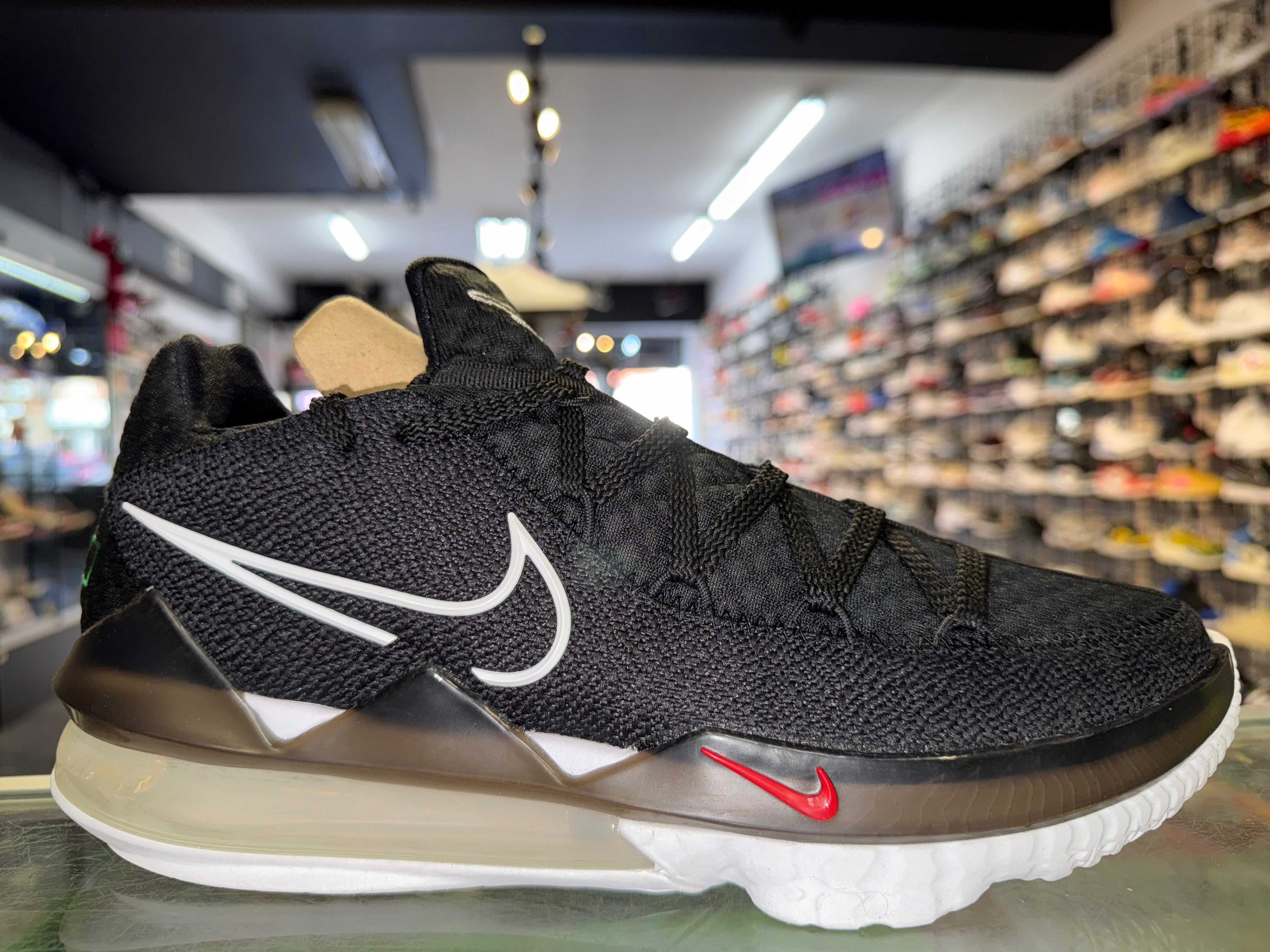 Size 9 LeBron 17 Low “Black White” Brand New