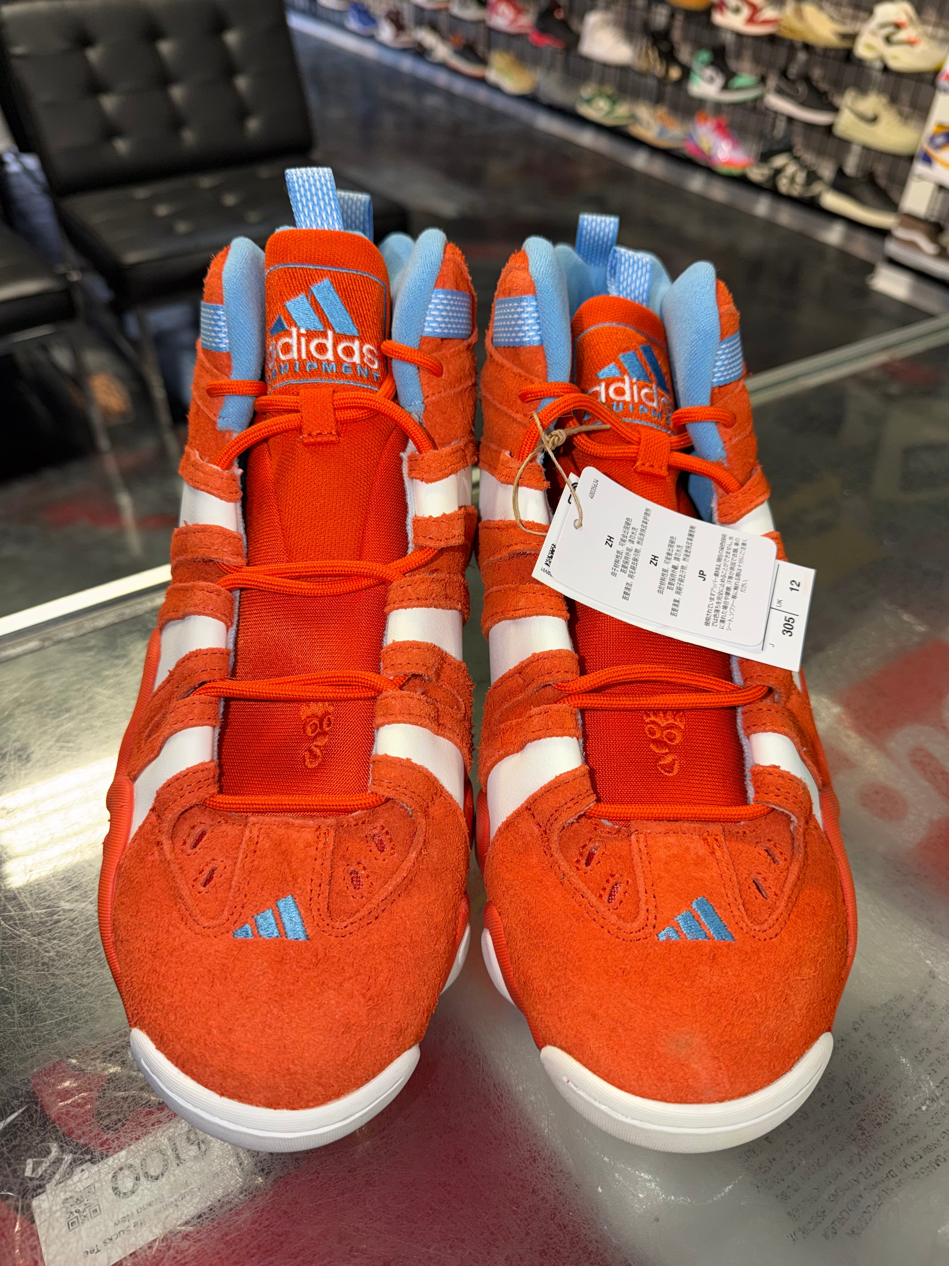 Size 12.5 Adidas Crazy 8 "Team Orange" Brand New