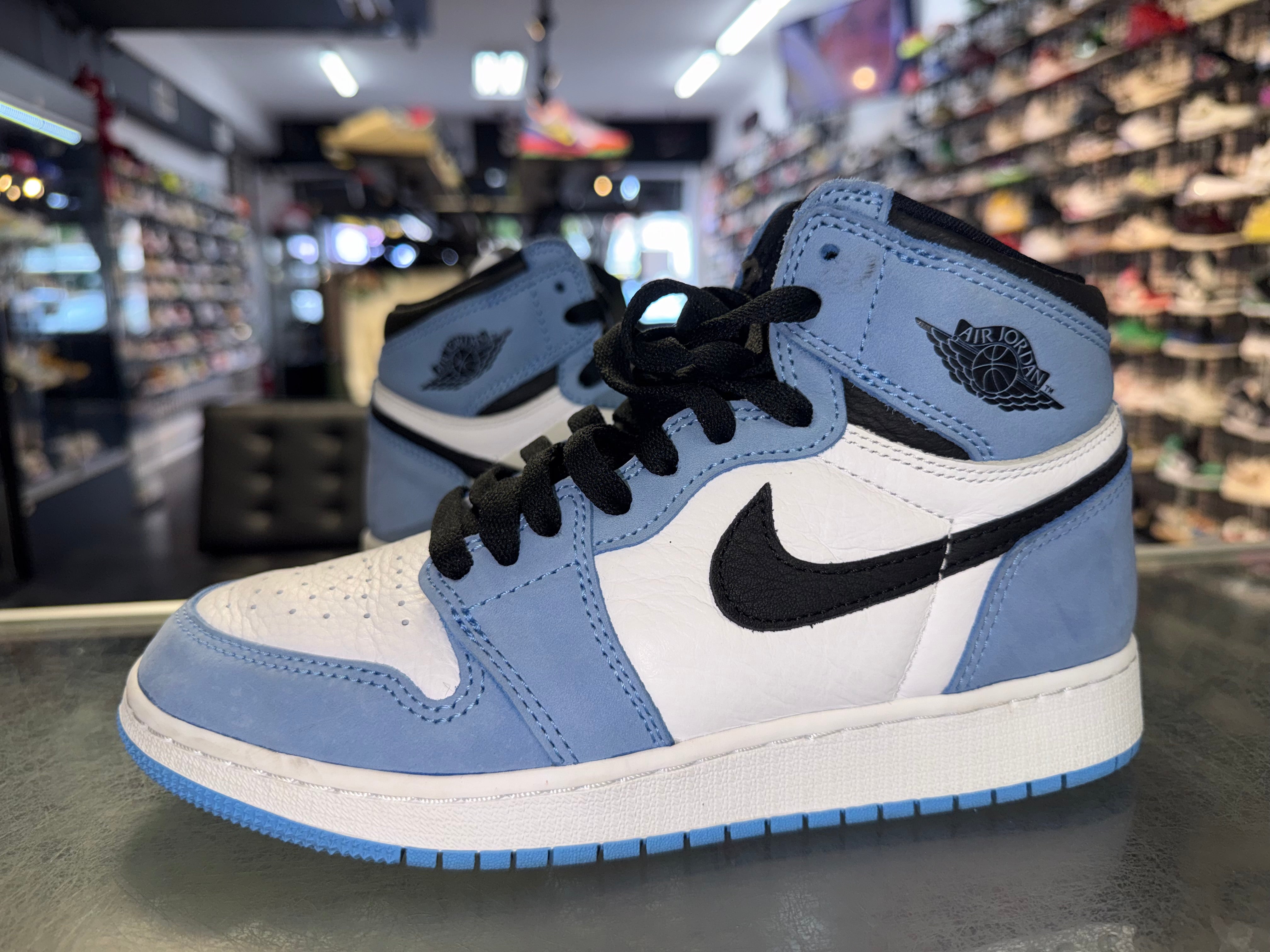 Size 5.5y Air Jordan 1 "University Blue"